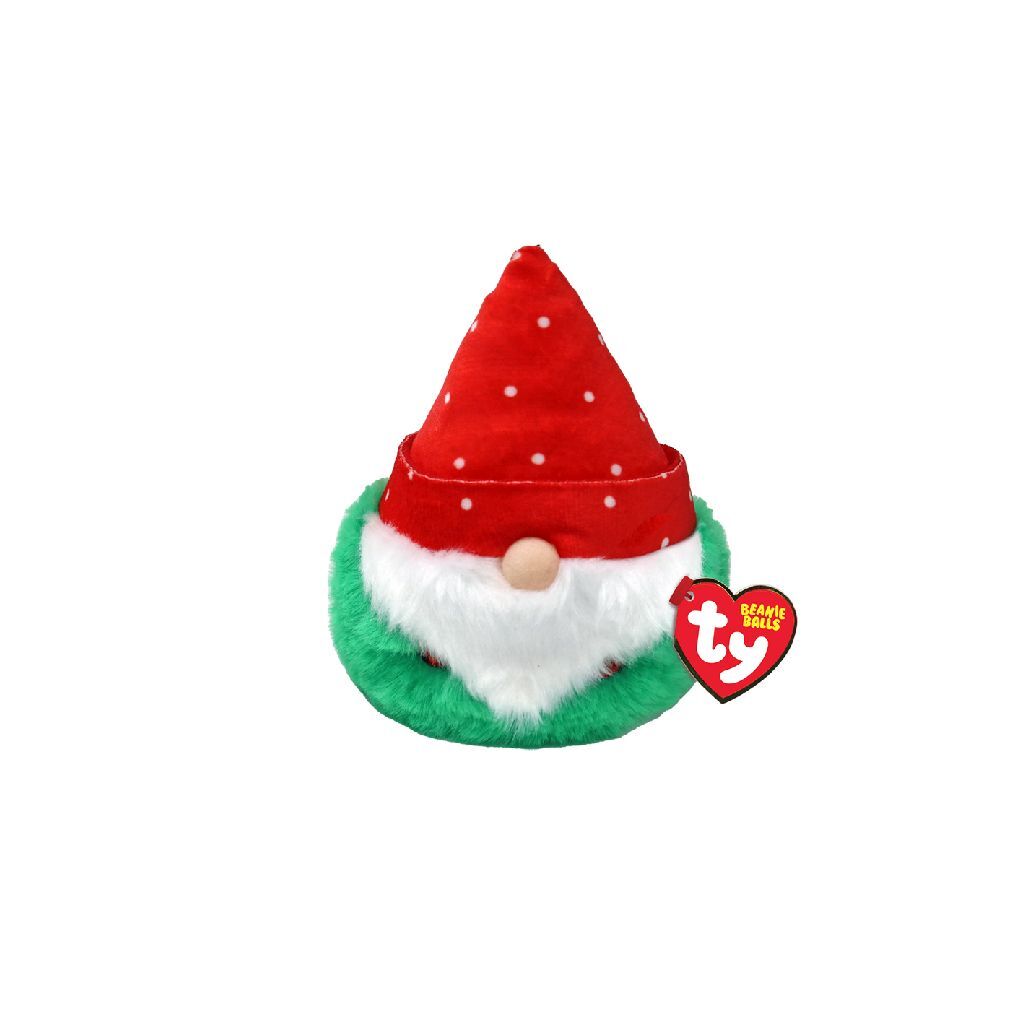 TY\u0020Teeny\u0020Puffies\u0020Christmas\u0020Gnome\u0020Red\u0020Hat\u002010cm