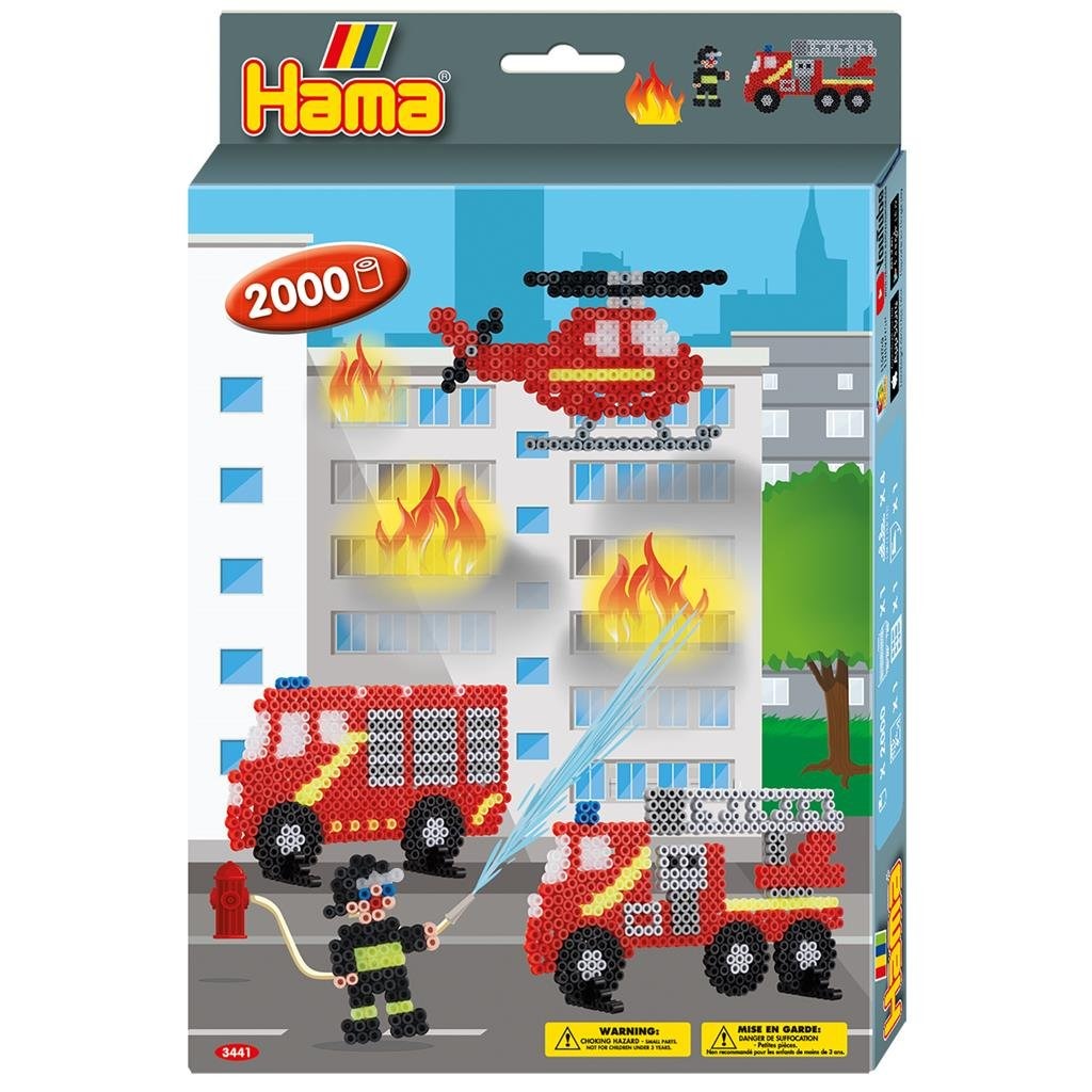 Hama\u0020Strijkkralen\u0020Brandweer\u00202000\u0020Stuks\u0020Multicolor
