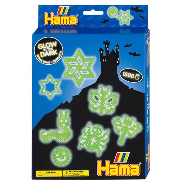 Hama\u00203414\u0020Glow\u0020In\u0020Dark\u0020Strijkkralenset\u00201500\u0020Stuks