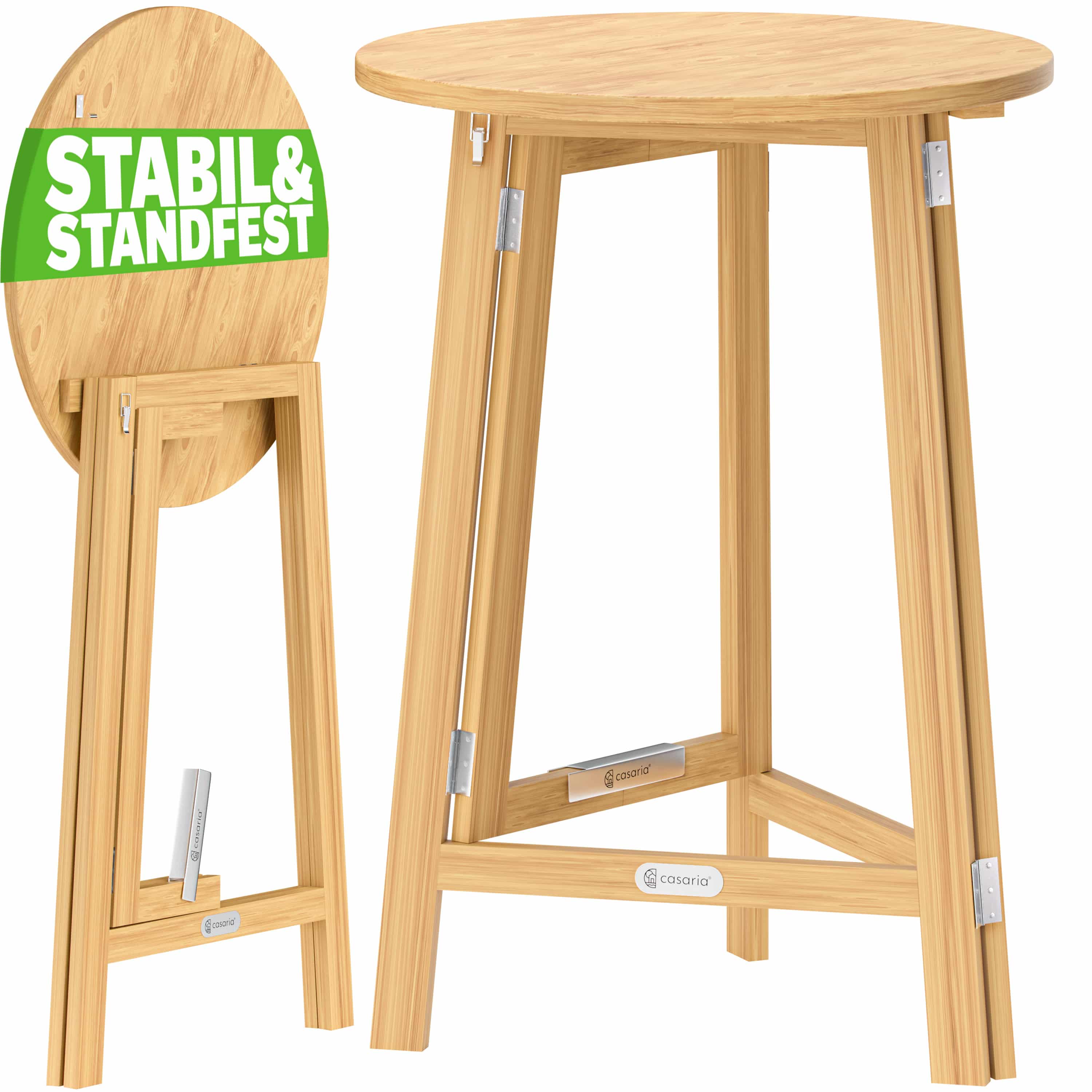 Statafel\u0020Massief\u0020Hout\u0020\u00D880cm\u0020Inklapbaar