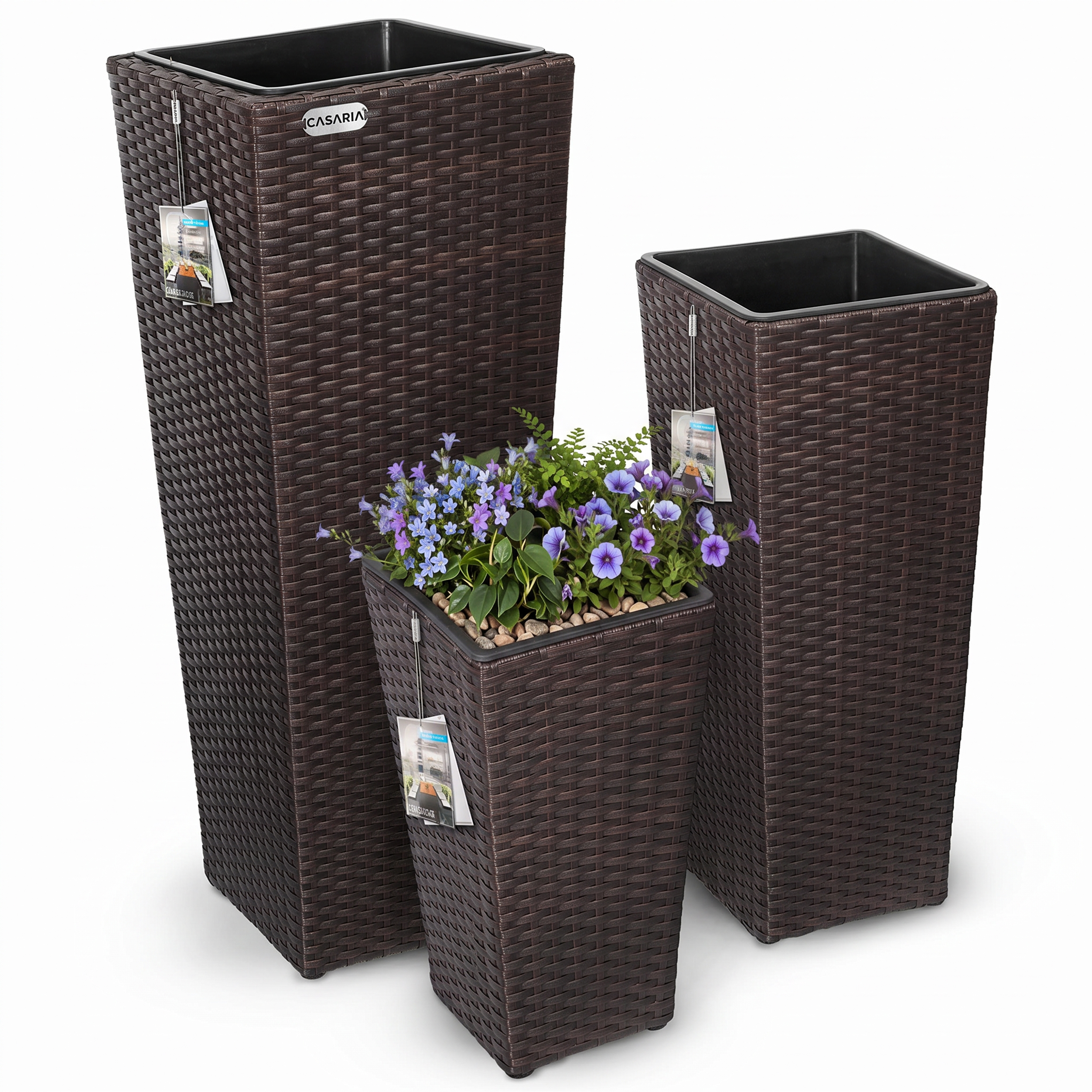 Polyrattan\u0020Bloempot\u0020Set\u0020van\u00203\u0020Bruin Polyrattan\u0020Bloempot\u0020Set\u0020van\u00203\u0020Bruin