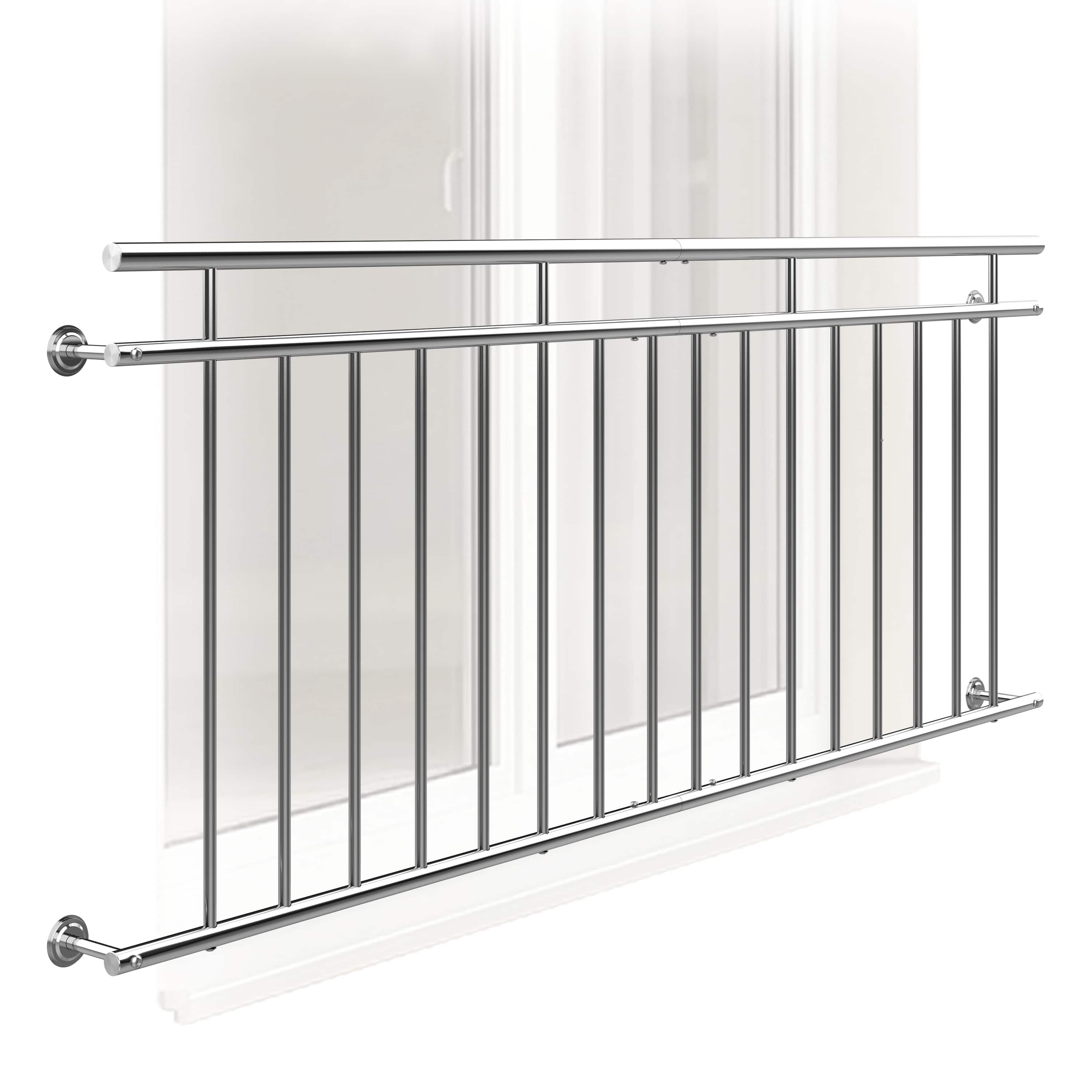 Balkonhek\u0020RVS\u002090x225cm Balkonhek\u0020RVS\u002090x225cm