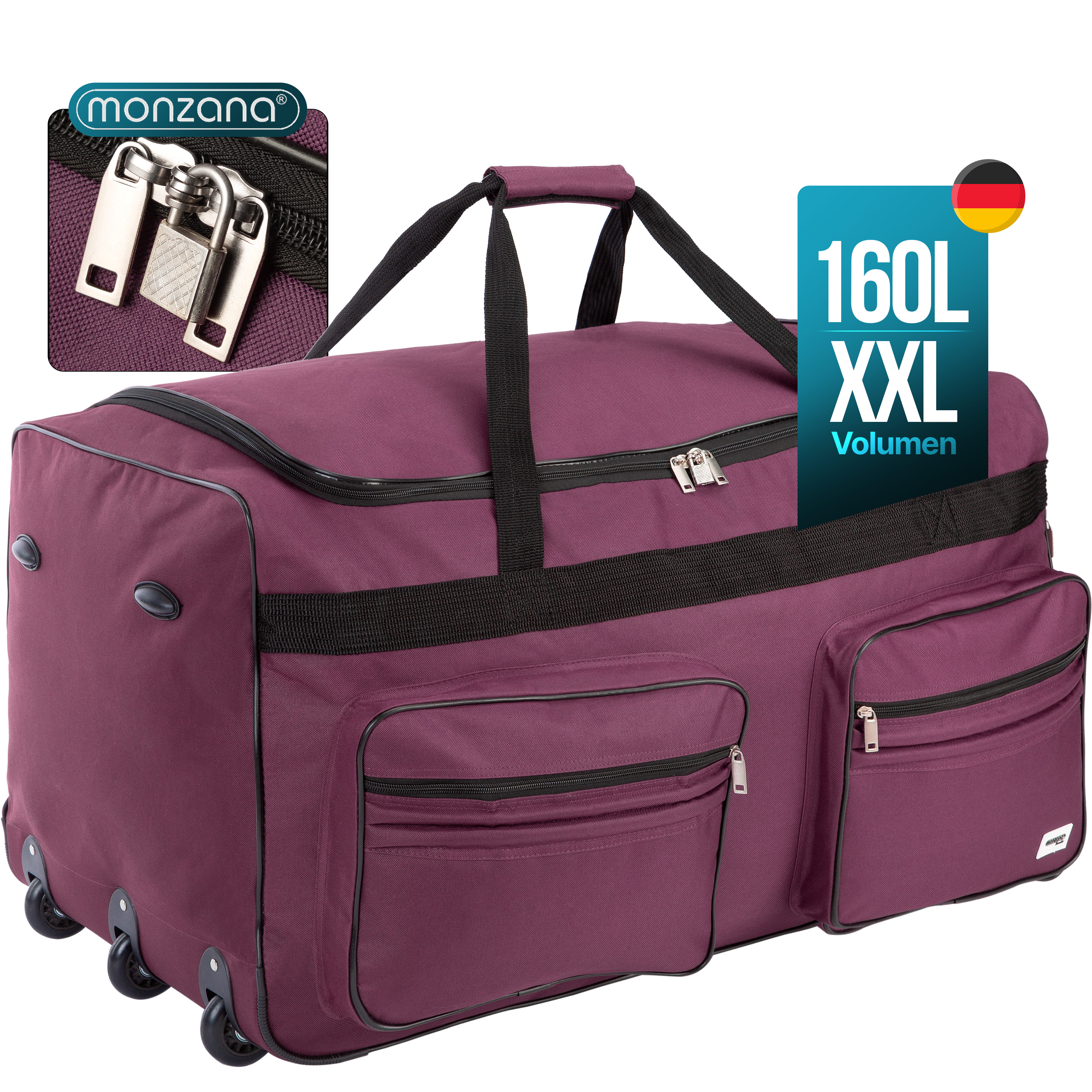 Reistas\u0020XXL\u0020Bordeaux\u0020Rood\u0020160L\u0020met\u0020Wielen Reistas\u0020XXL\u0020Bordeaux\u0020Rood\u0020160L\u0020met\u0020Wielen