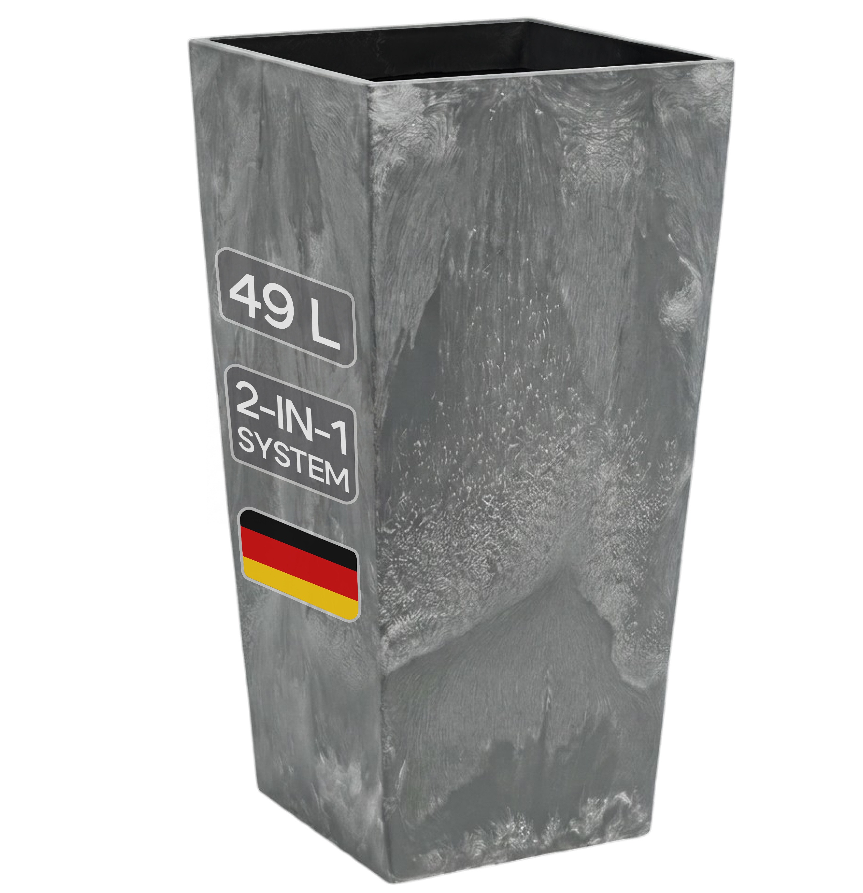 Bloempot\u0020Betonlook\u0020Grijs\u002049L Bloempot\u0020Betonlook\u0020Grijs\u002049L
