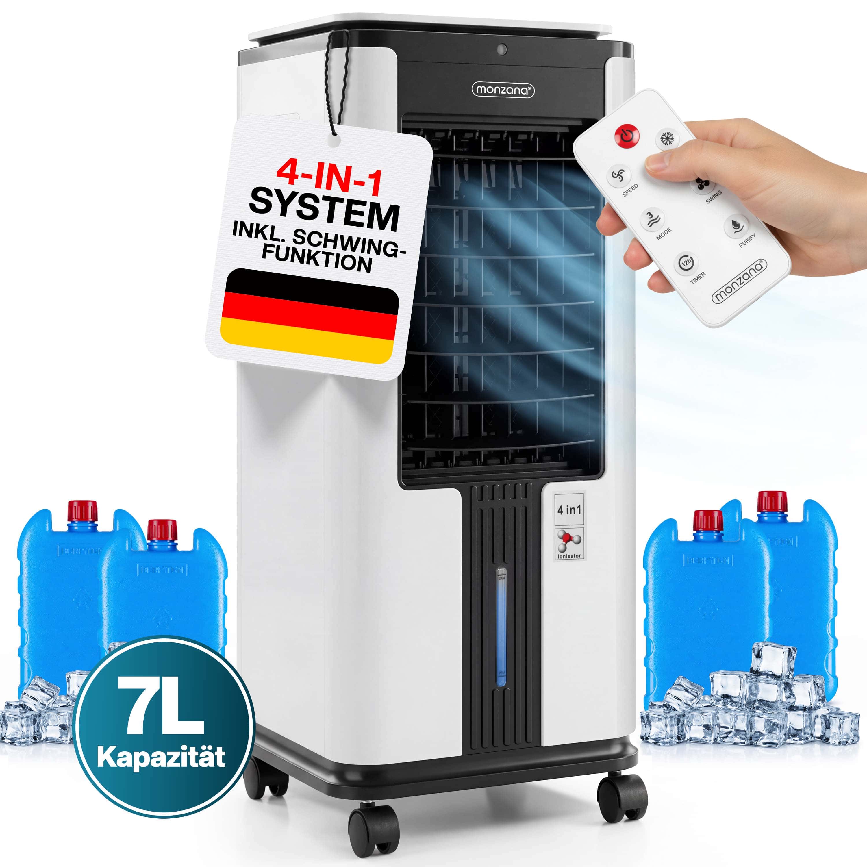Airco\u00204in1\u0020Zwart\u002FWit\u002073x30x30cm\u00207L