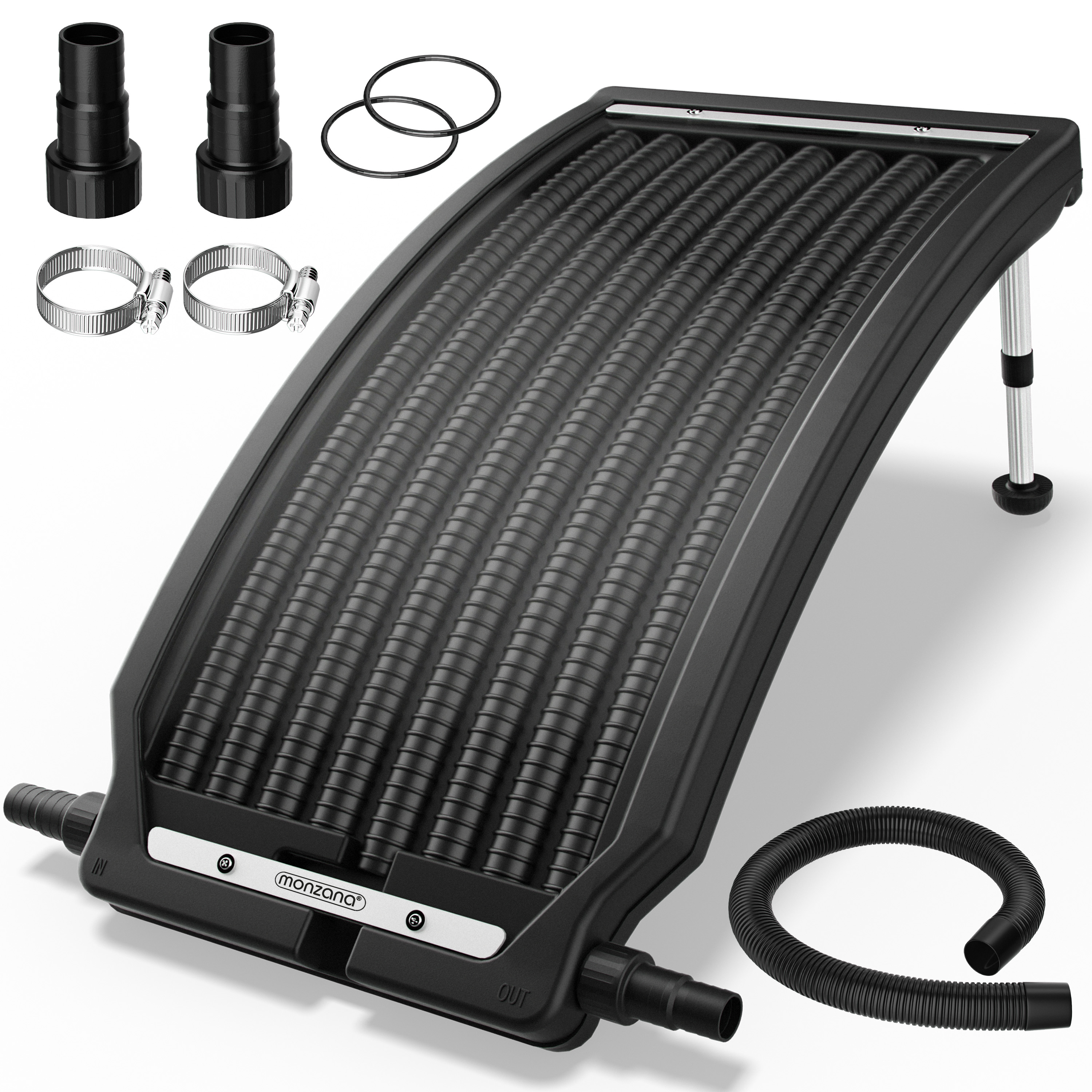Zwembadverwarming\u0020Zonnepaneel\u0020Antraciet\u0020112x55x14cm