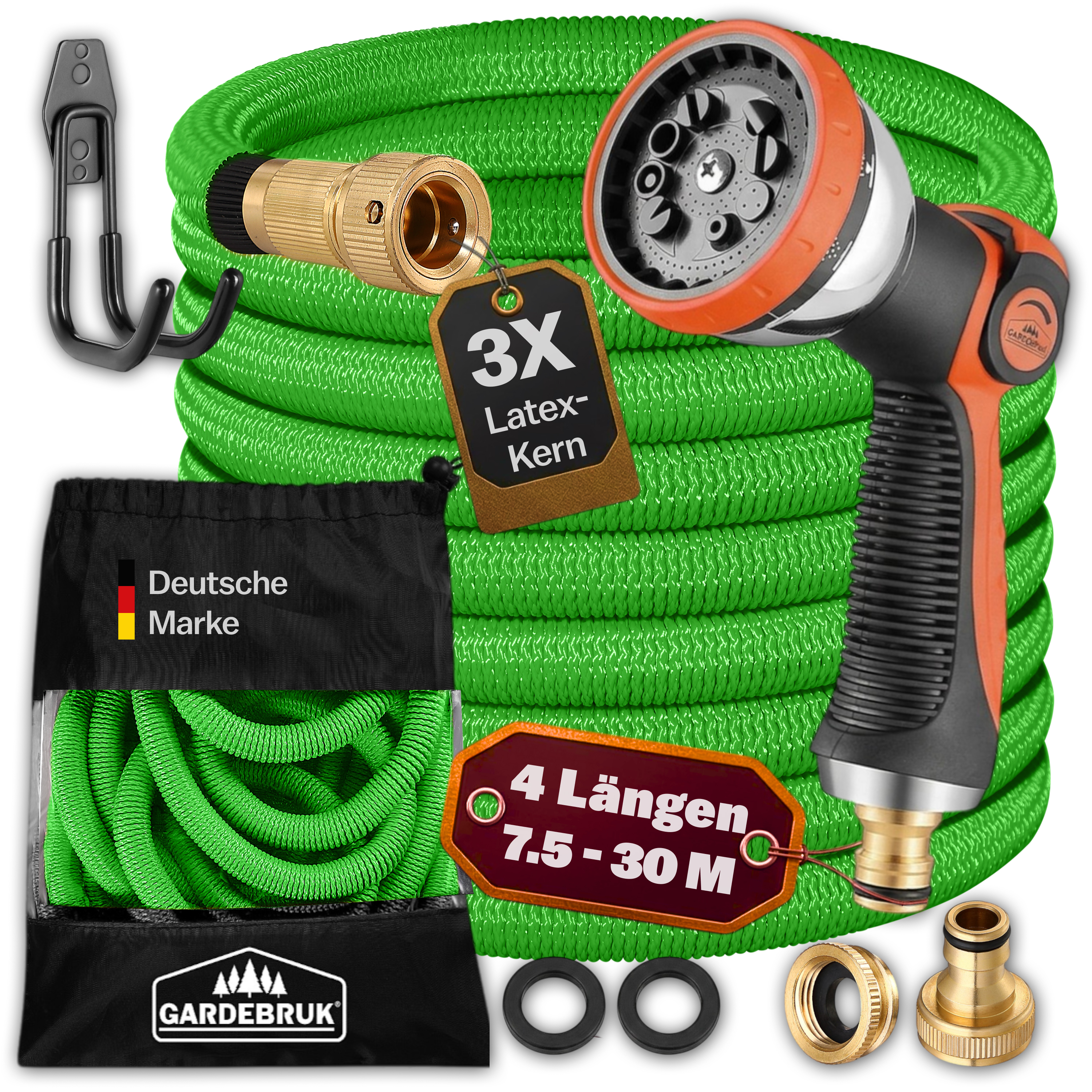 Tuinslang\u0020Flexibel\u00207,5m\u0020Latex\u0020Kern\u0020Massief\u0020Messing\u0020Groen Tuinslang\u0020Flexibel\u00207,5m\u0020Latex\u0020Kern\u0020Massief\u0020Messing\u0020Groen