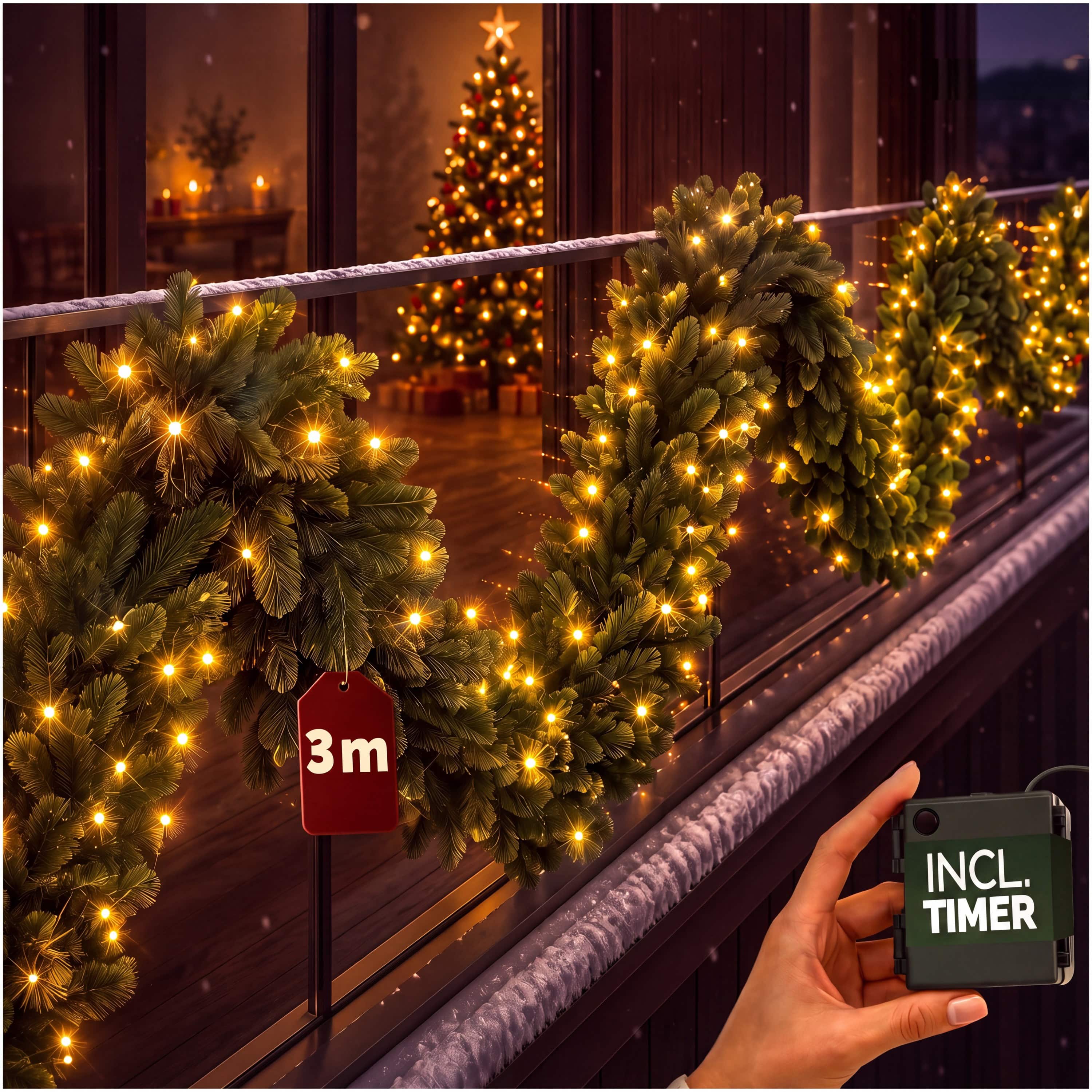 Premium\u0020kerstguirlande\u00203\u0020m\u0020met\u0020lichtsnoer Premium\u0020kerstguirlande\u00203\u0020m\u0020met\u0020lichtsnoer