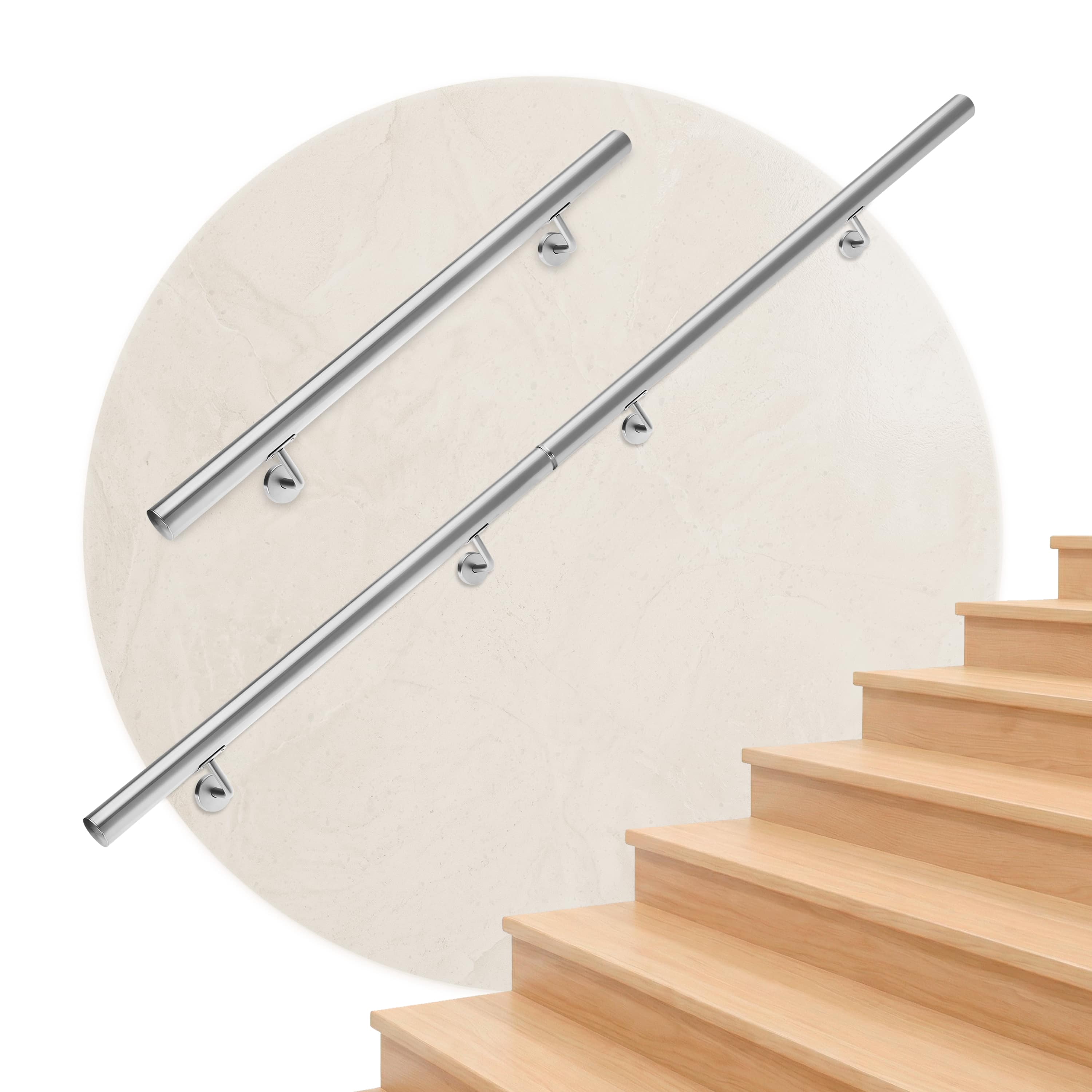 Trapleuning\u00203\u0020stuks\u0020RVS\u00204,2x300cm Trapleuning\u00203\u0020stuks\u0020RVS\u00204,2x300cm