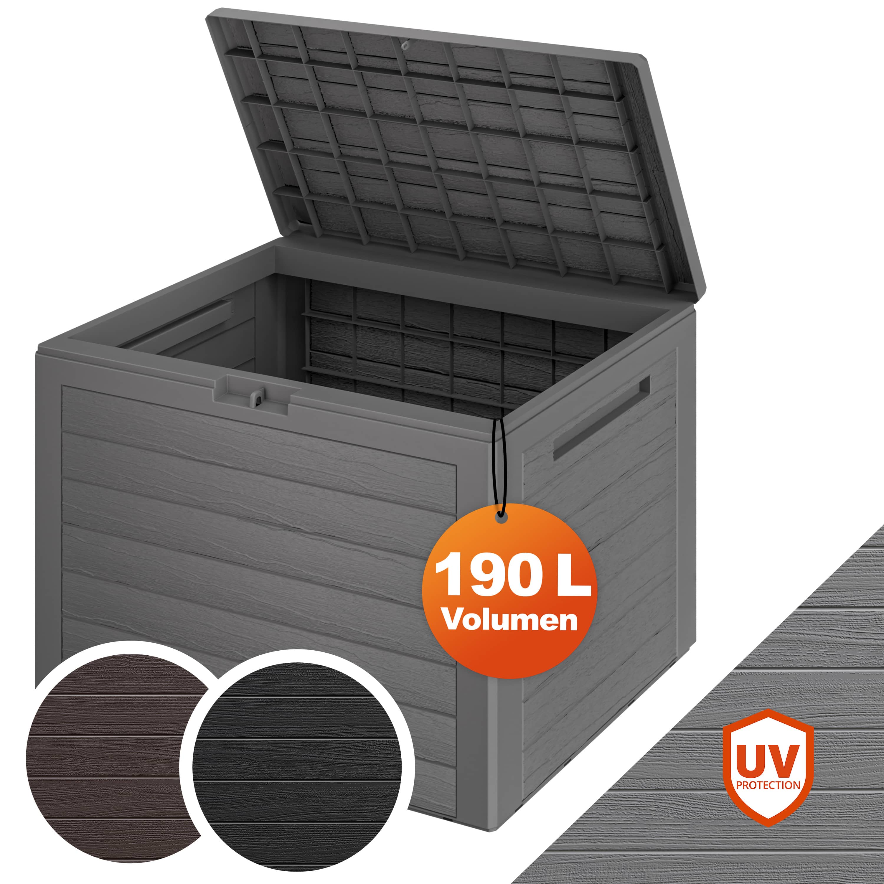 Kussenbox\u0020Lille\u0020Grijs\u0020190L\u0020houtlook Kussenbox\u0020Lille\u0020Grijs\u0020190L\u0020houtlook
