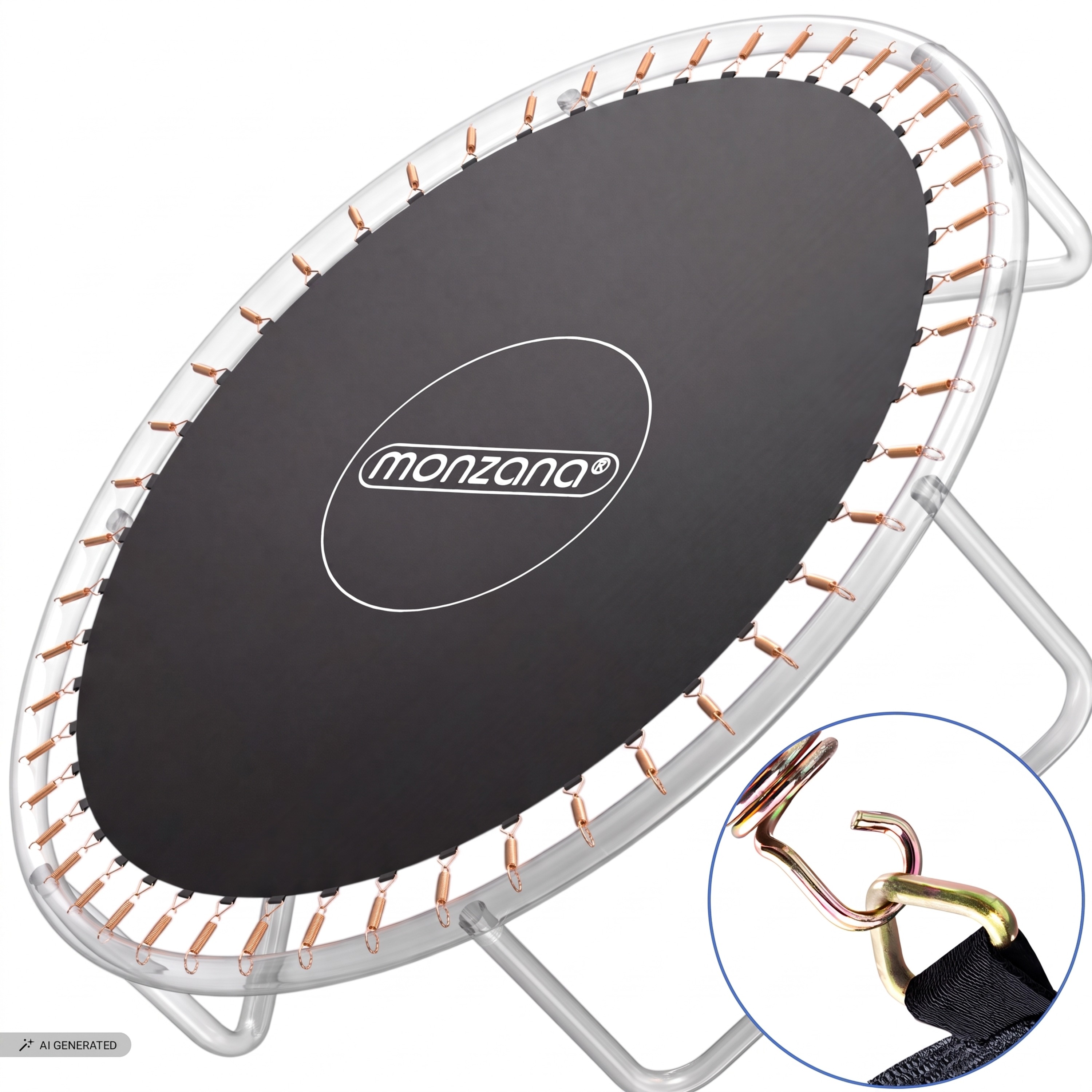 Trampoline\u0020Springmat\u0020Zwart\u0020\u00F8305cm