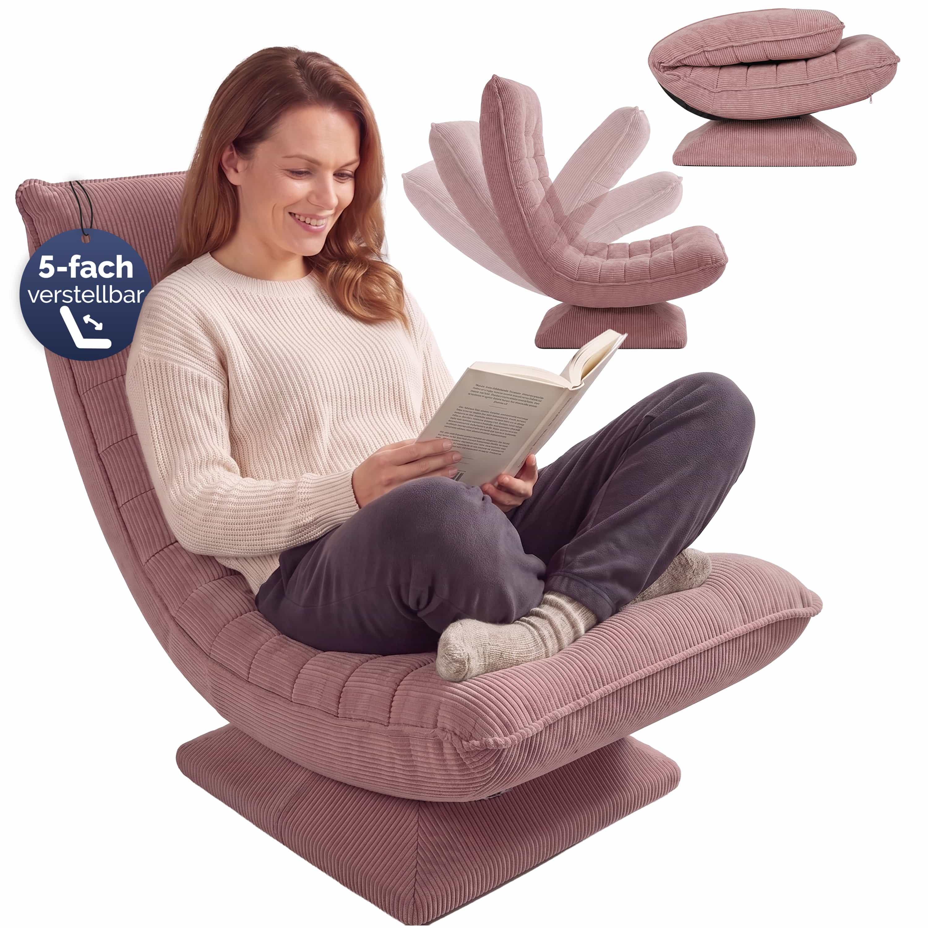 Fauteuil\u0020Aberdeen\u0020donkerroze\u0020ribstof,\u00205\u002Dstanden\u0020verstelbaar,\u0020360\u00B0\u0020draaibaar,\u0020inklapbaar Fauteuil\u0020Aberdeen\u0020donkerroze\u0020ribstof,\u00205\u002Dstanden\u0020verstelbaar,\u0020360\u00B0\u0020draaibaar,\u0020inklapbaar