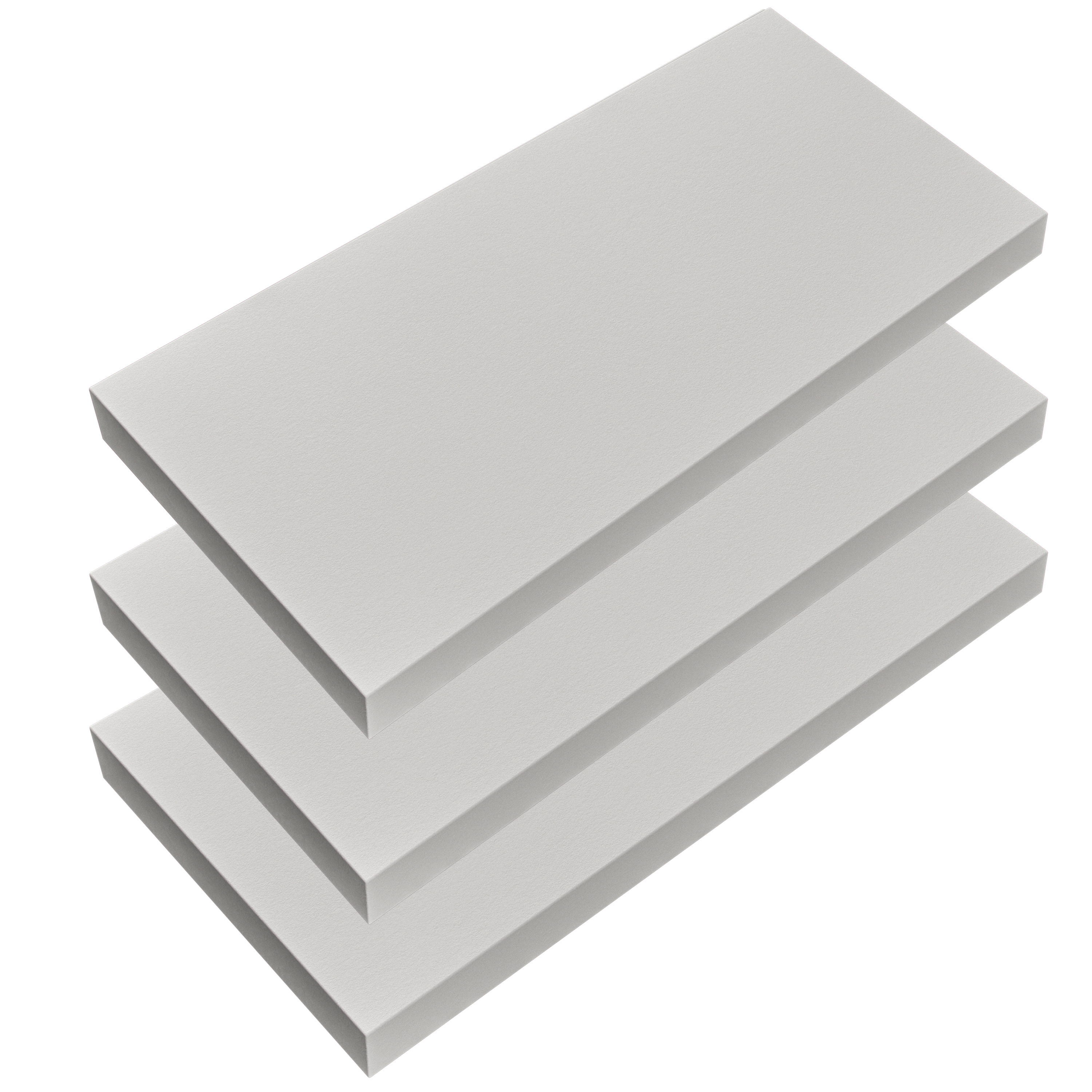 Wandplank\u0020Zwevend\u00203\u0020Stuks\u0020Wit\u0020MDF\u002050x23x3,8cm