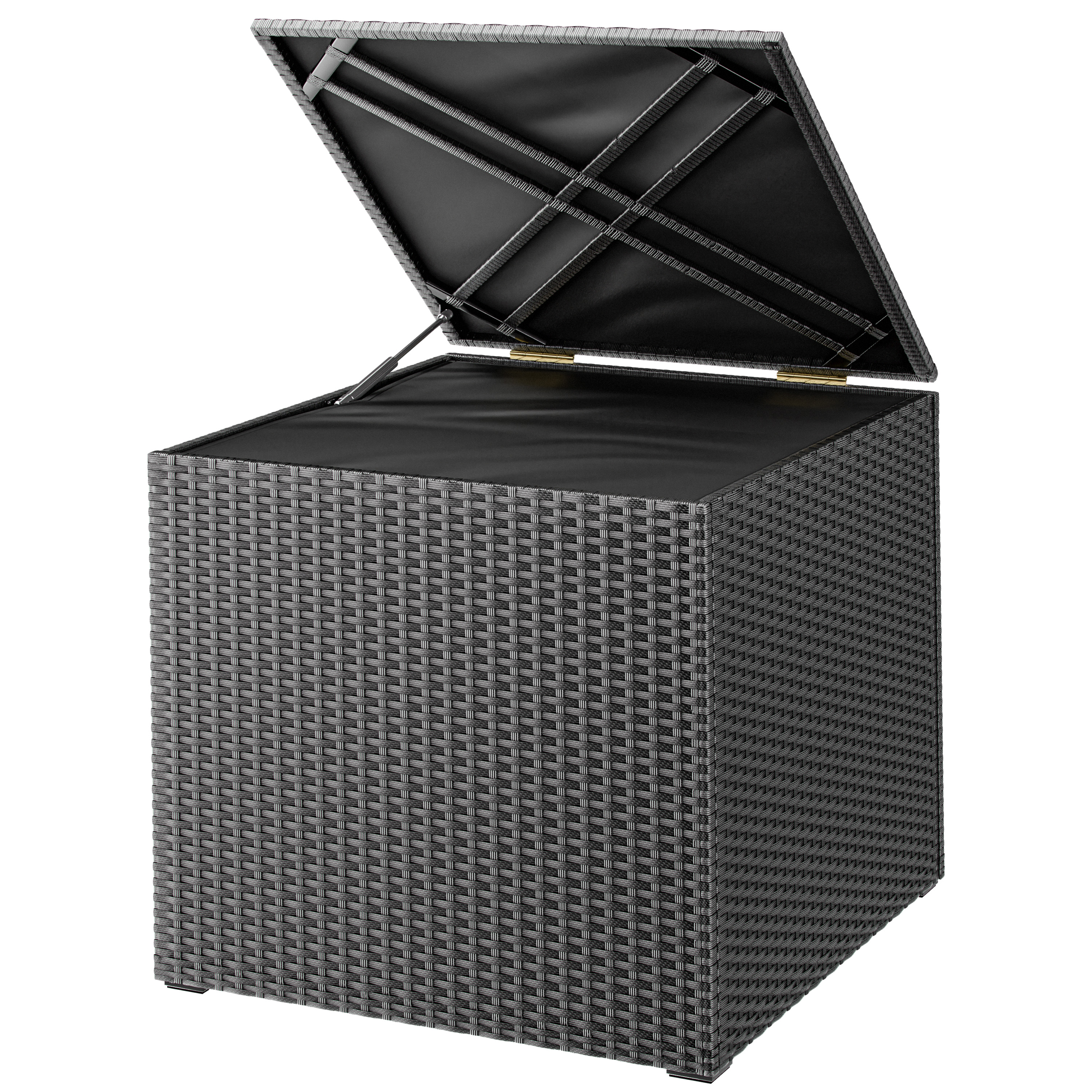 Polyrotan\u0020kussenbox\u0020Zwart\u0020318L Polyrotan\u0020kussenbox\u0020Zwart\u0020318L