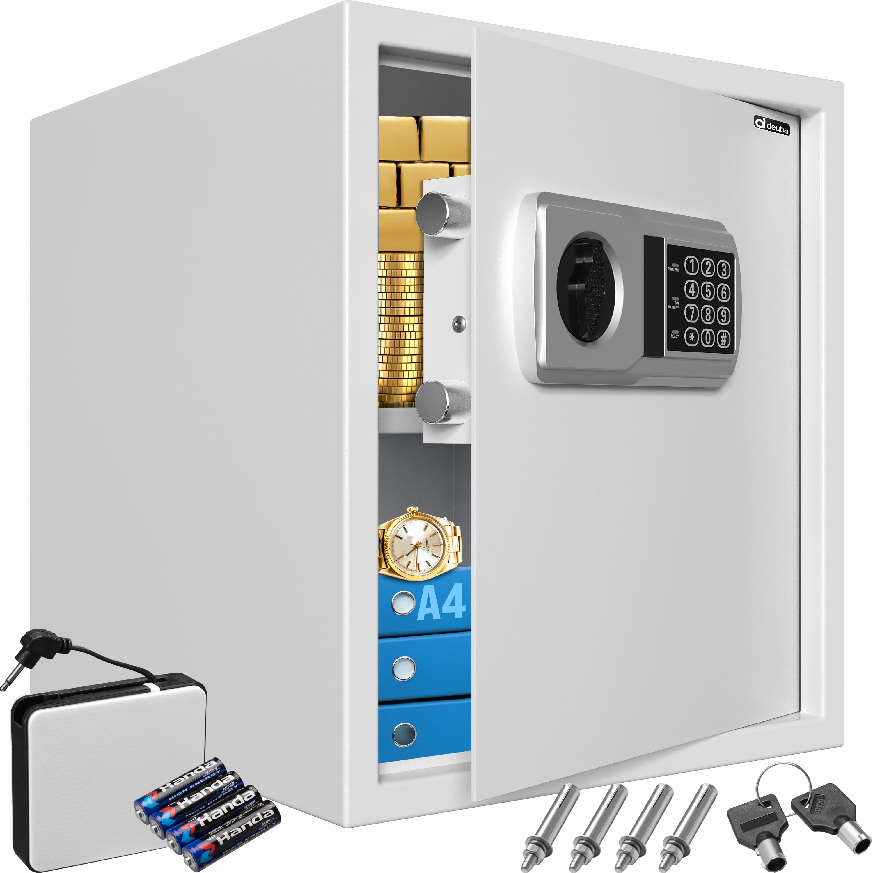 Elektrische\u0020Kluis\u002035x40x40cm\u0020incl\u0020Batterijen