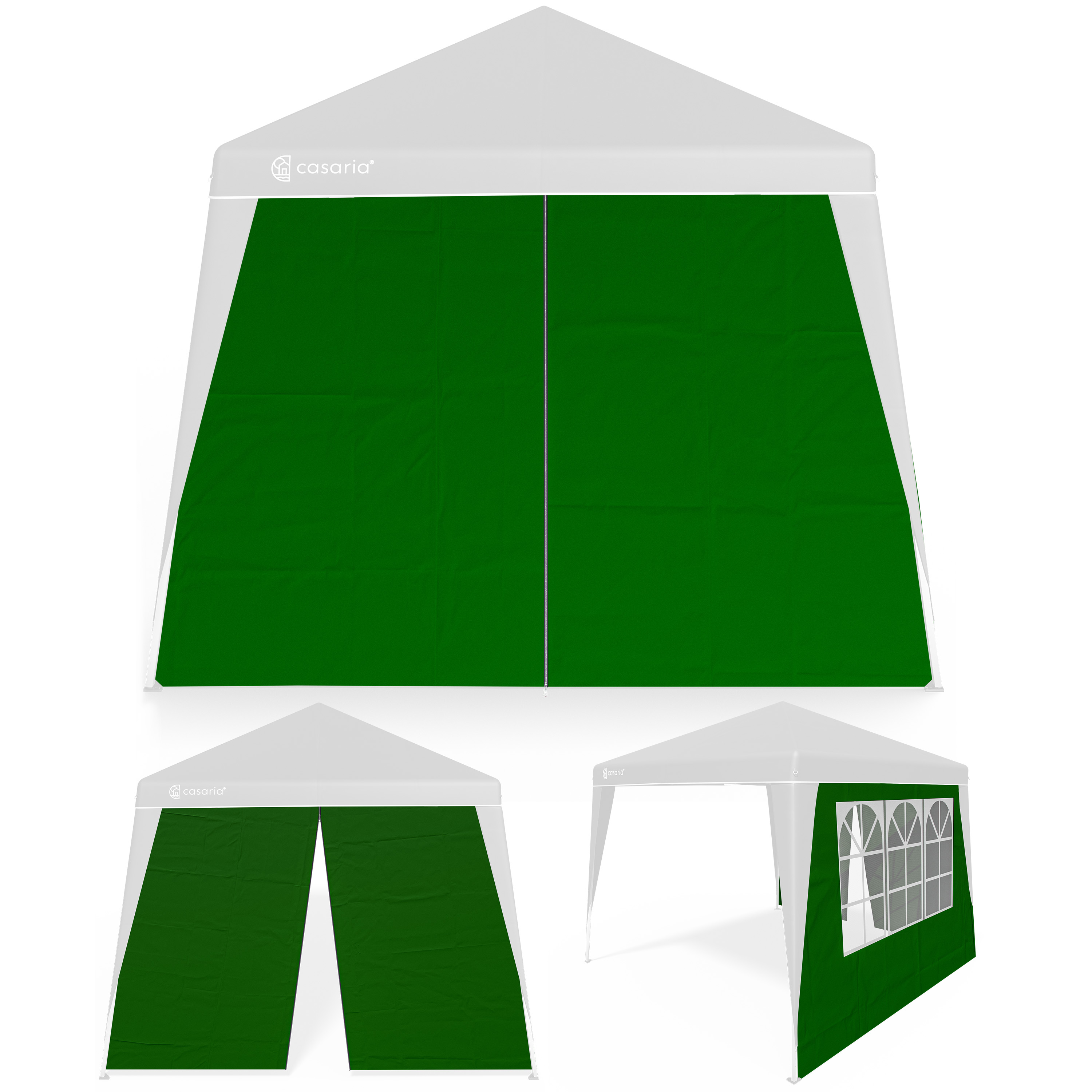 Zijwand\u00202\u0020Stuks\u0020voor\u0020Paviljoen\u0020Capri\u0020Groen\u00203x3m