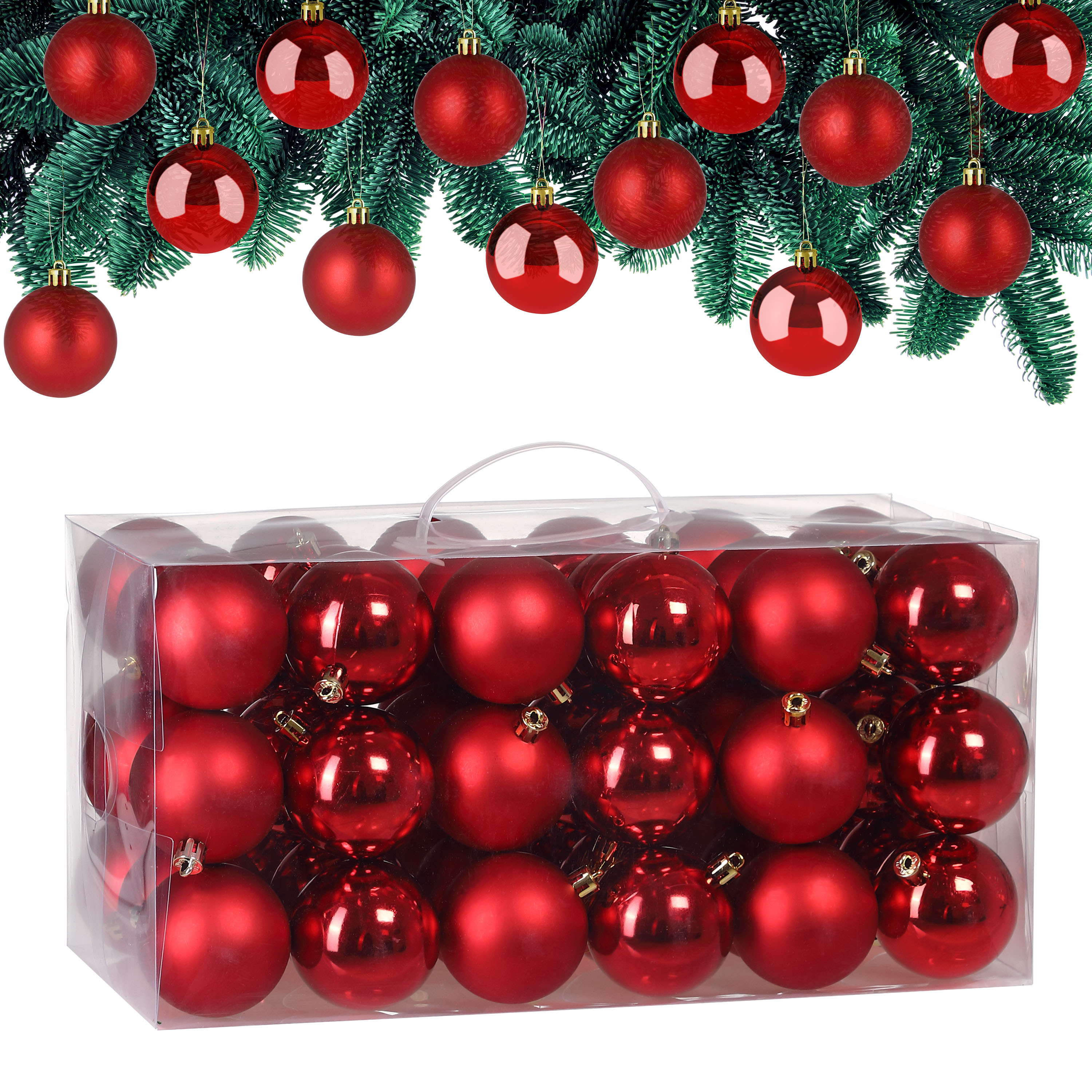 Kerstballen\u0020Rood\u002054\u002Ddelig Kerstballen\u0020Rood\u002054\u002Ddelig