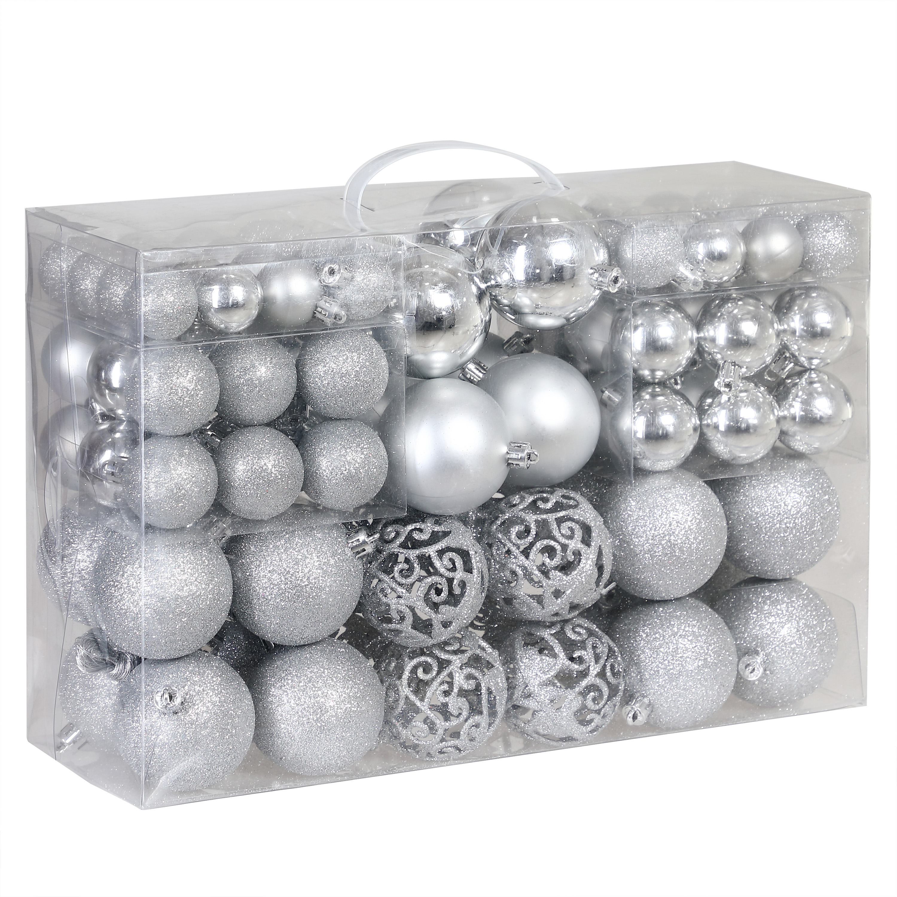 Kerstballen\u0020Zilver\u0020100\u002Ddelig Kerstballen\u0020Zilver\u0020100\u002Ddelig