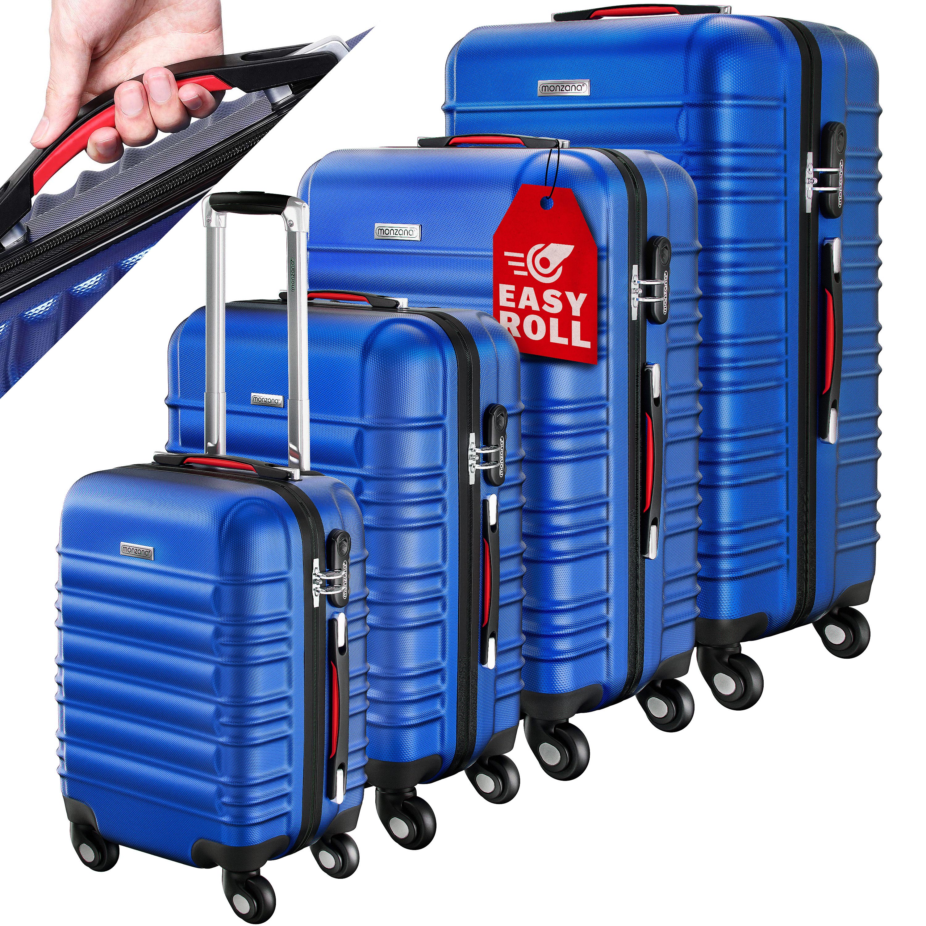 Reiskoffers\u00204\u002Ddelig\u0020Blauw\u0020ABS Reiskoffers\u00204\u002Ddelig\u0020Blauw\u0020ABS