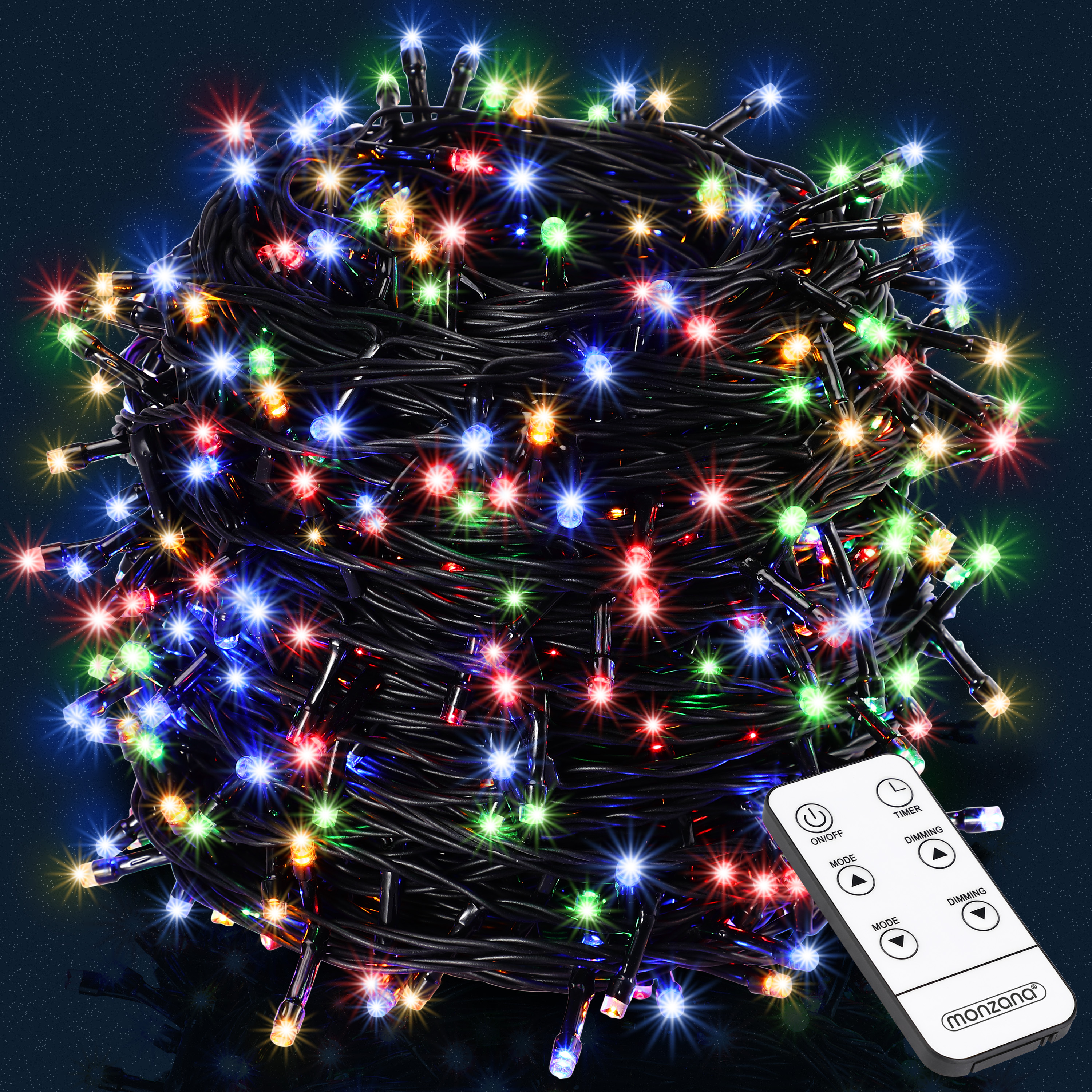 Kerstverlichting\u0020Multi\u0020Color\u002014m\u0020LED\u0020Afstandsbediening
