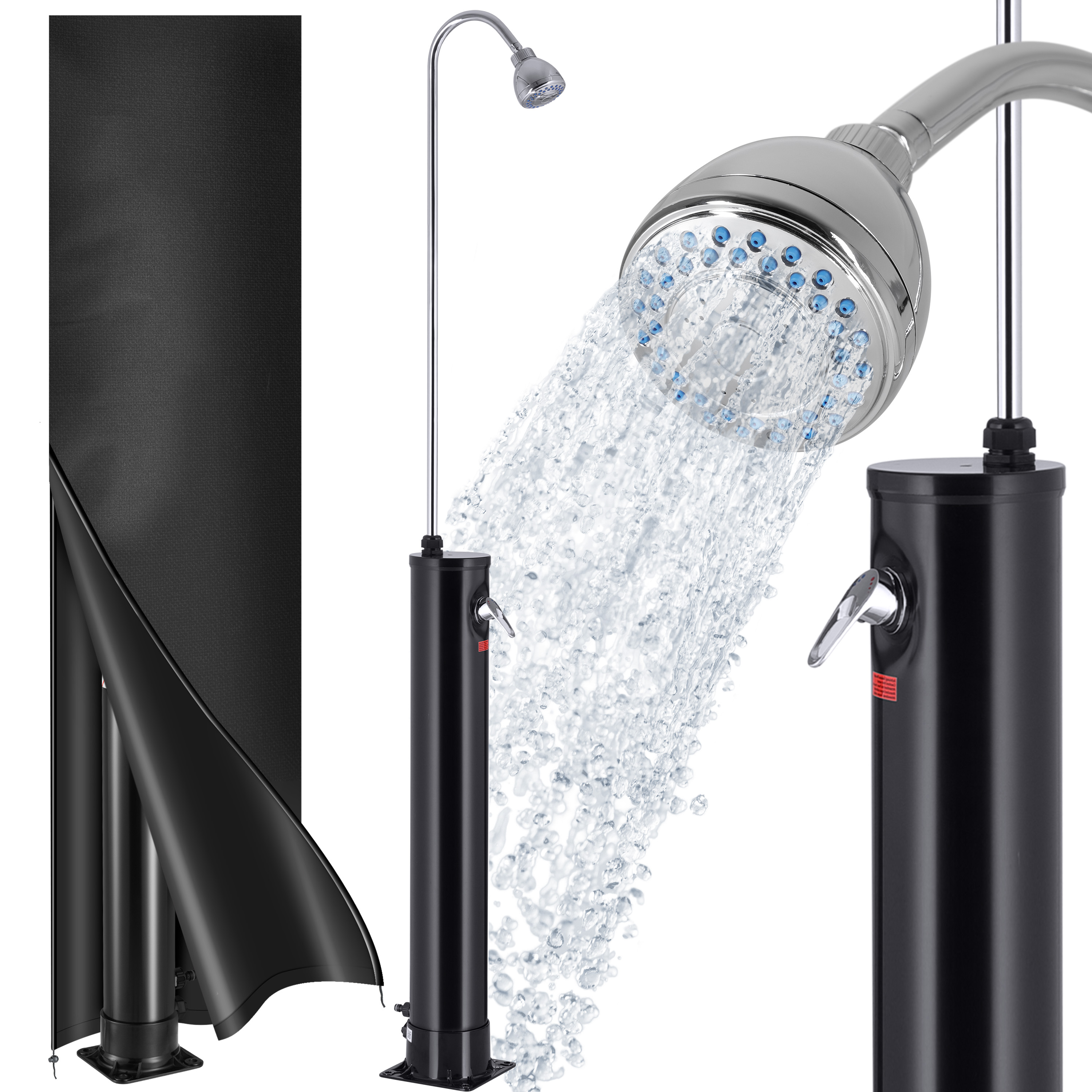 Buitendouche\u0020Solar\u0020Zwart\u002018\u0020Liter