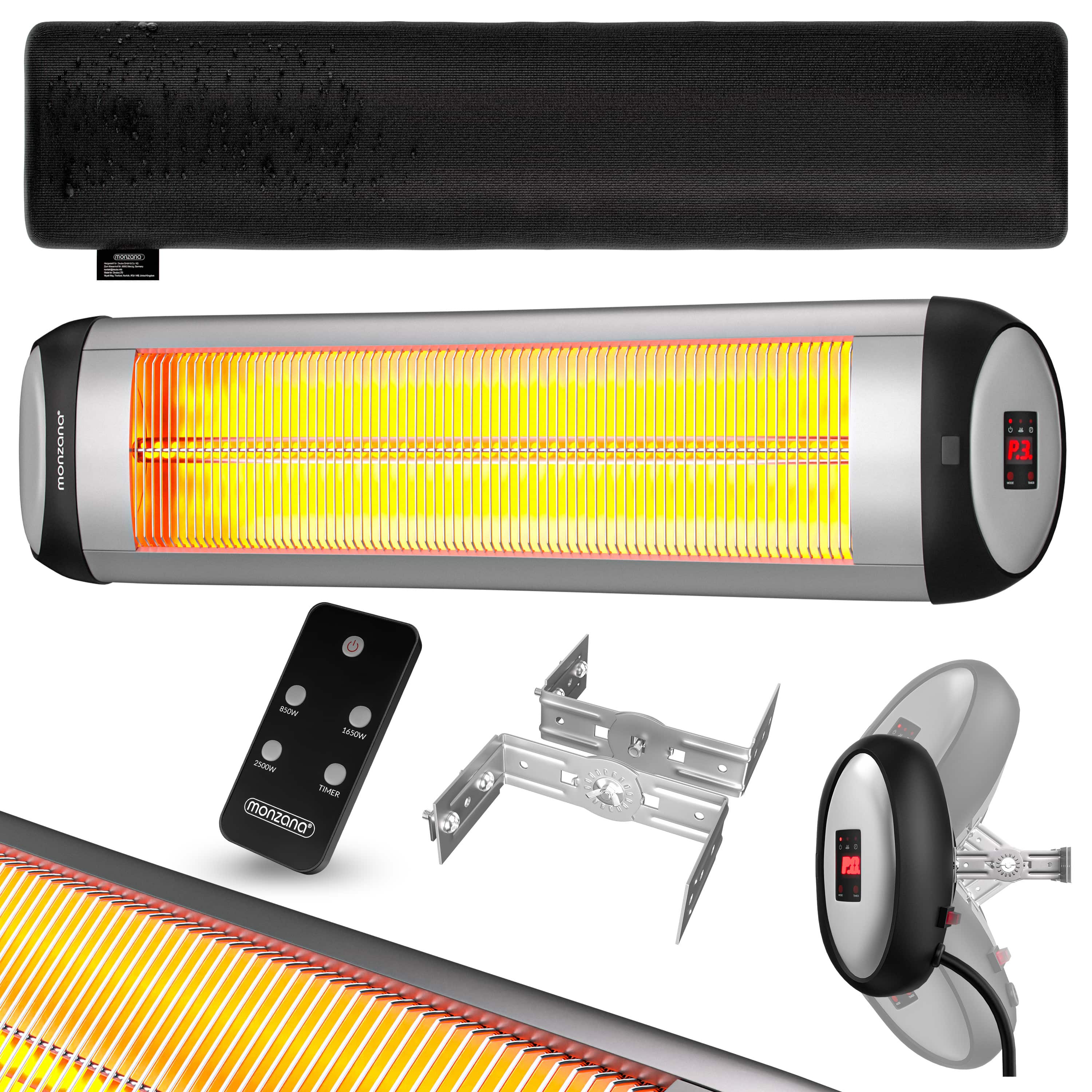 Terrasverwarmer\u0020MZH2501\u0020Zilver\u00202500W Terrasverwarmer\u0020MZH2501\u0020Zilver\u00202500W