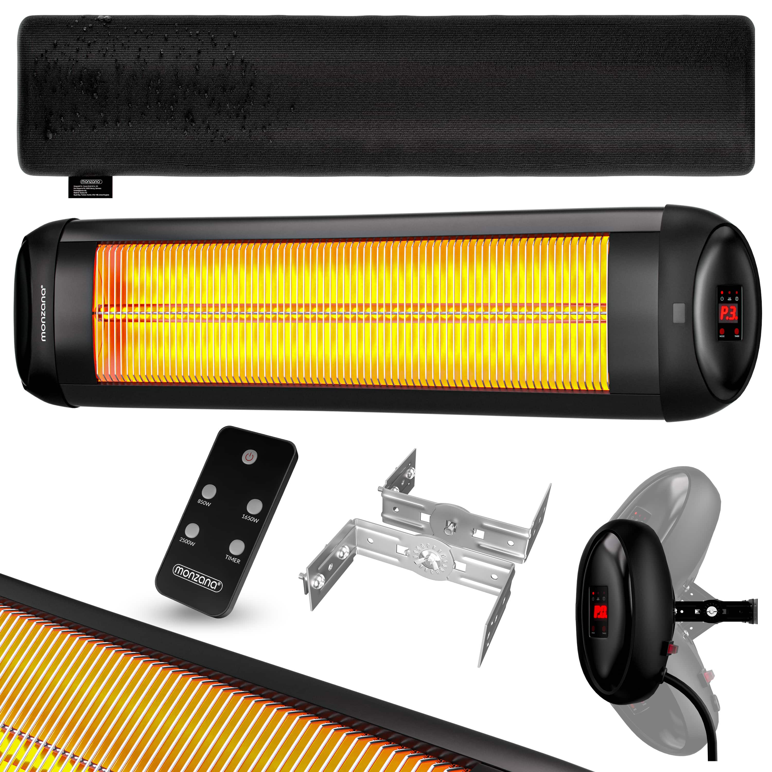 Terrasverwarmer\u0020MZH2501\u0020Zwart\u00202500W Terrasverwarmer\u0020MZH2501\u0020Zwart\u00202500W