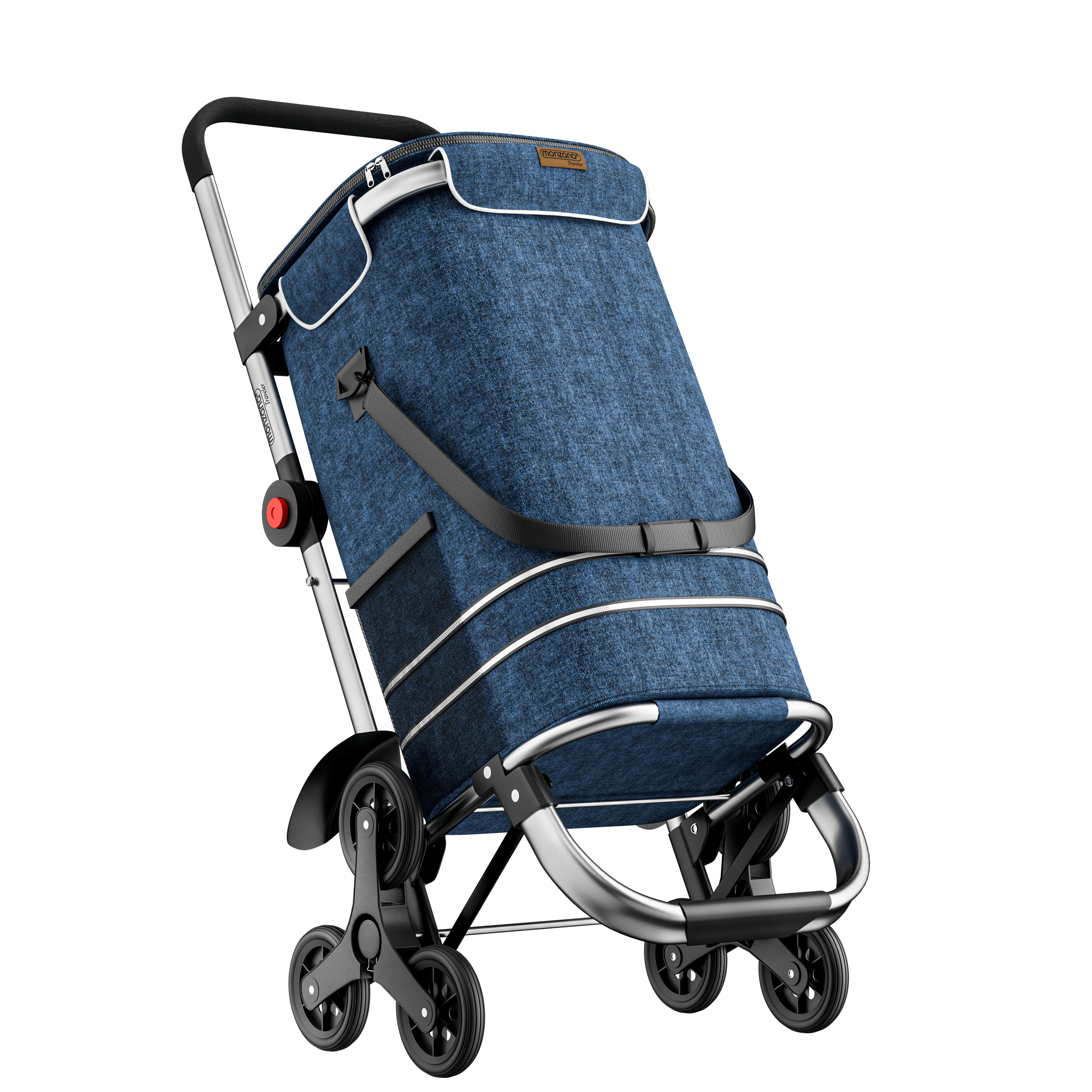 Boodschappentrolley\u00202in1\u0020Blauw Boodschappentrolley\u00202in1\u0020Blauw