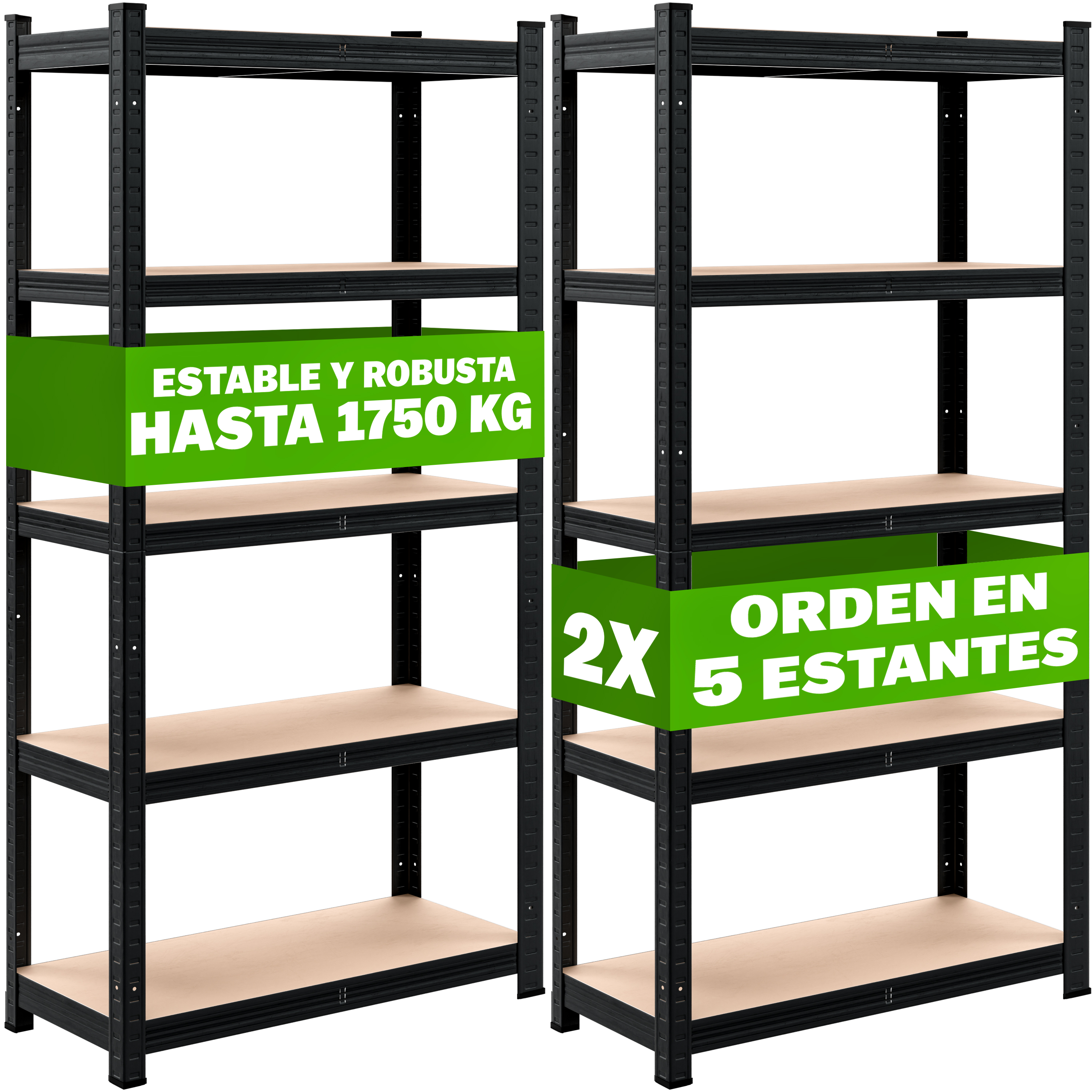 Stellingkast\u00202\u0020Stuks\u0020Zwart\u0020180x90x40cm Stellingkast\u00202\u0020Stuks\u0020Zwart\u0020180x90x40cm