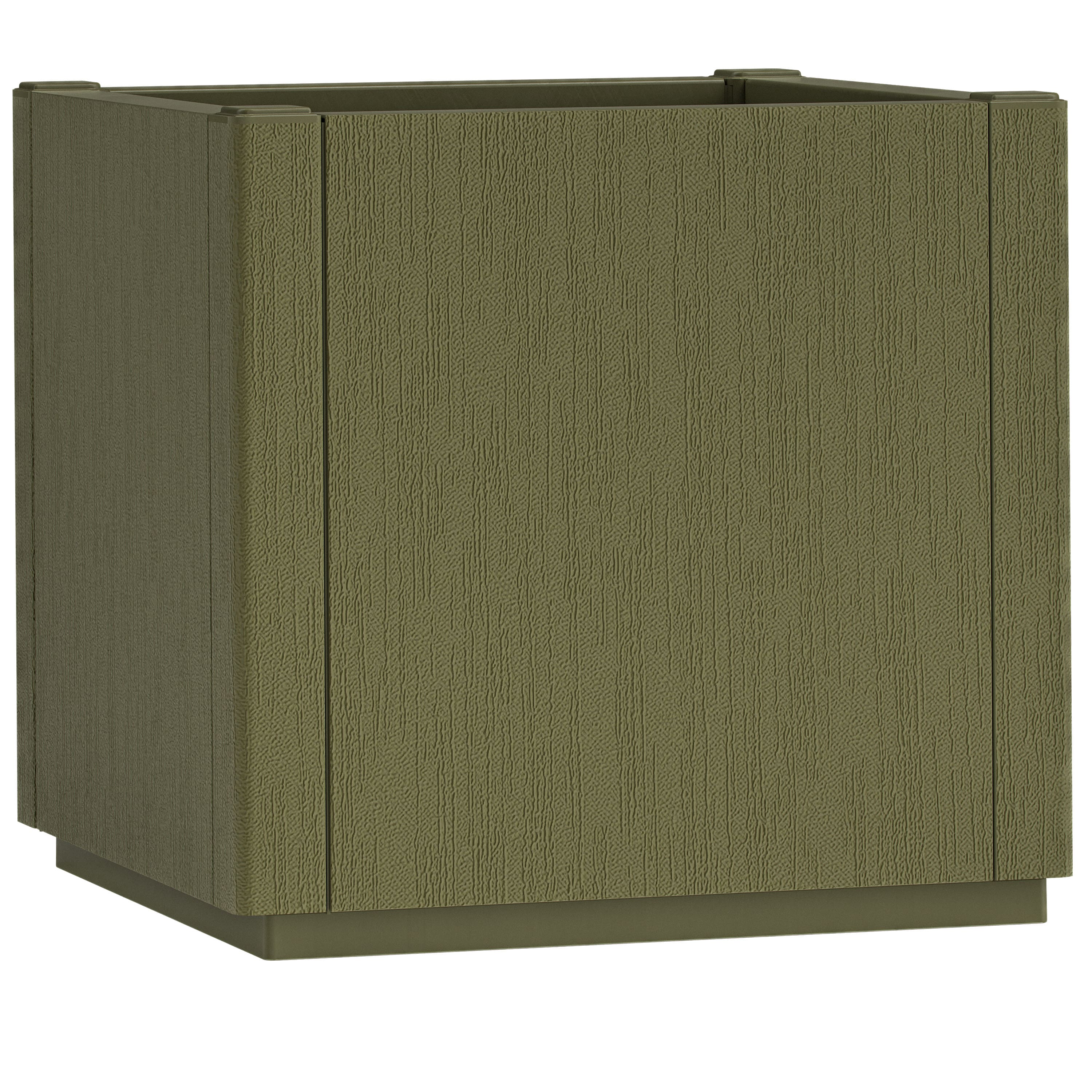 Bloempot\u0020Ethica\u0020olijfgroen\u0020kunststof\u002036x36x35cm Bloempot\u0020Ethica\u0020olijfgroen\u0020kunststof\u002036x36x35cm