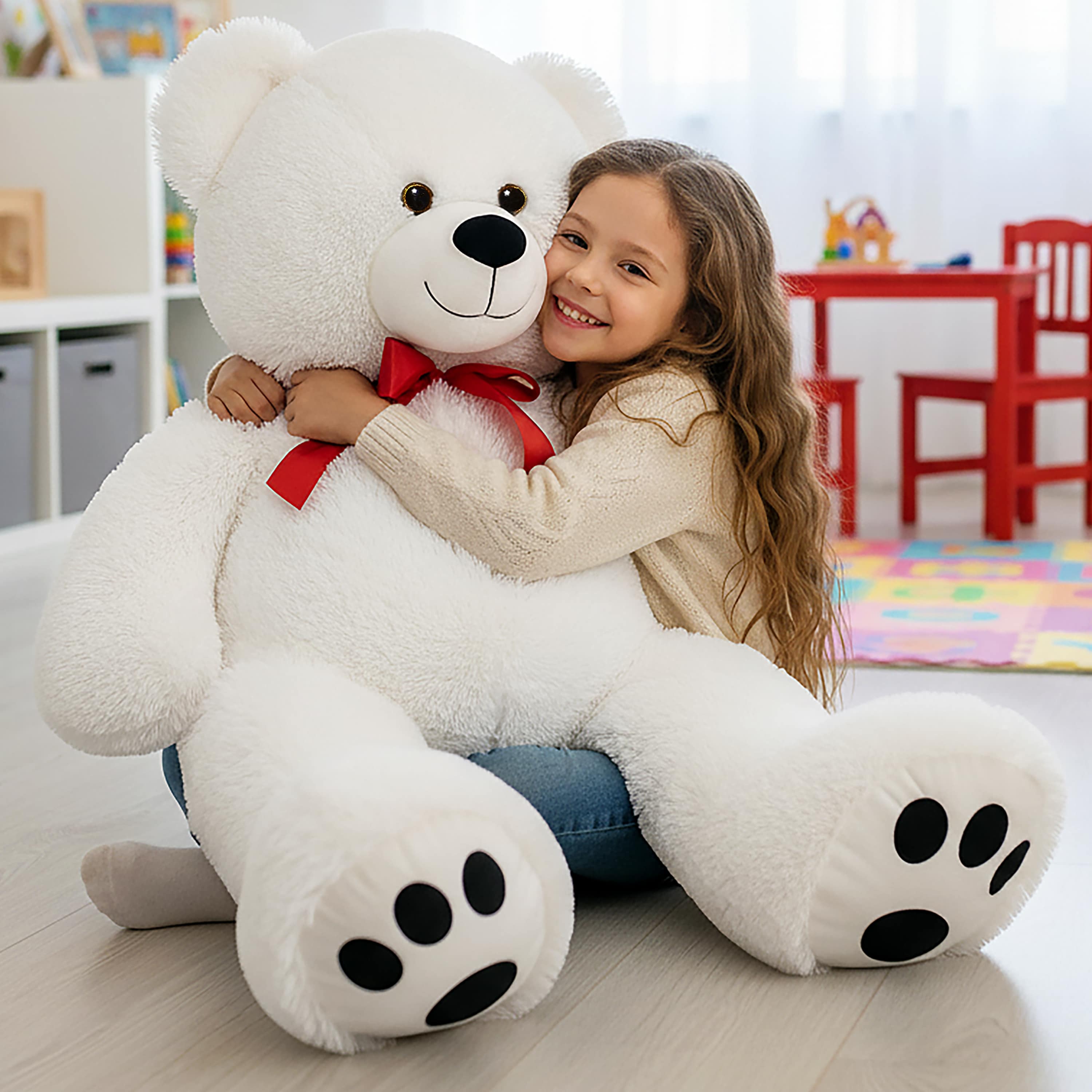 Knuffelbeer\u0020Wit\u0020Pluche\u0020100cm\u0020XL Knuffelbeer\u0020Wit\u0020Pluche\u0020100cm\u0020XL