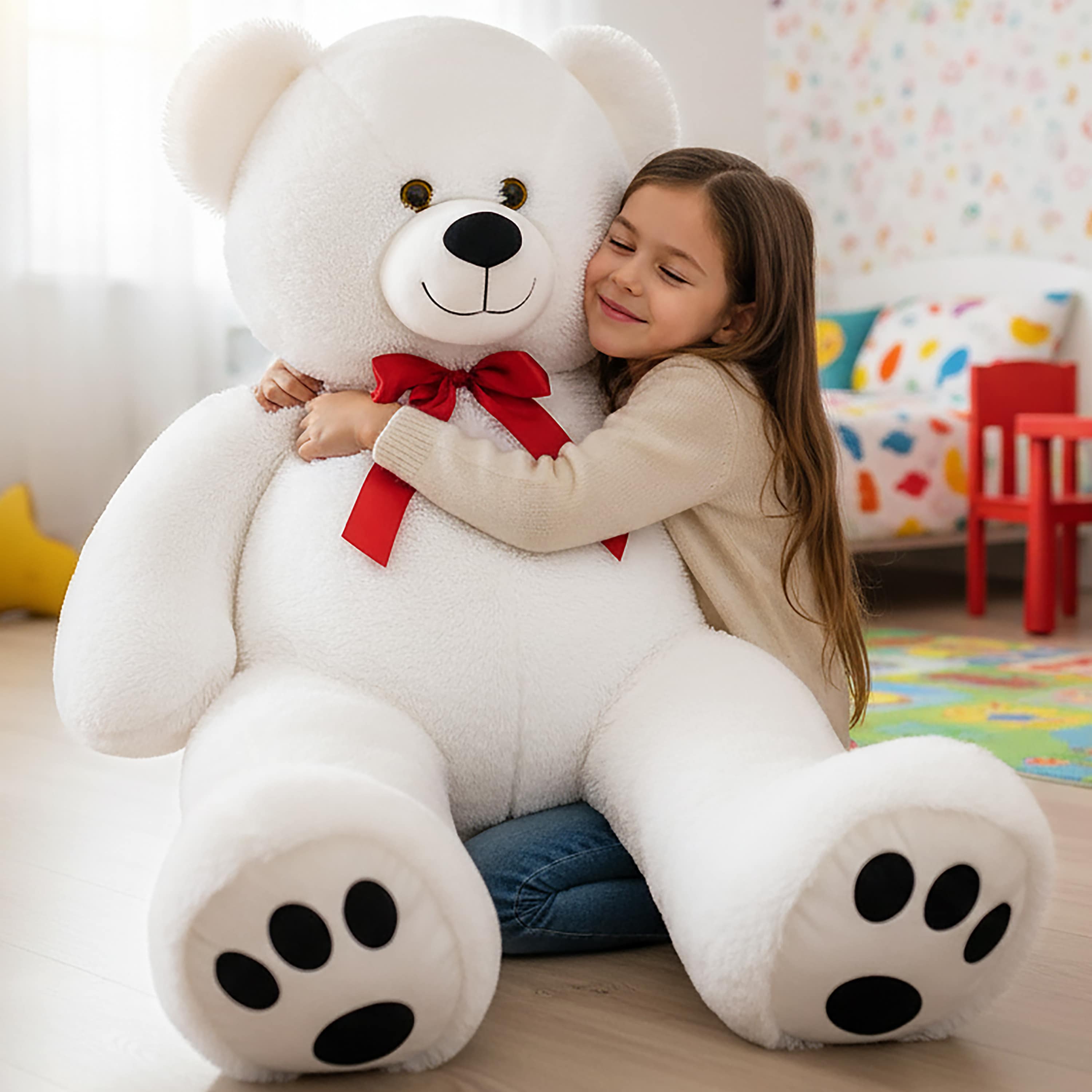 Knuffelbeer\u0020Wit\u0020Pluche\u0020150cm\u0020XXL Knuffelbeer\u0020Wit\u0020Pluche\u0020150cm\u0020XXL
