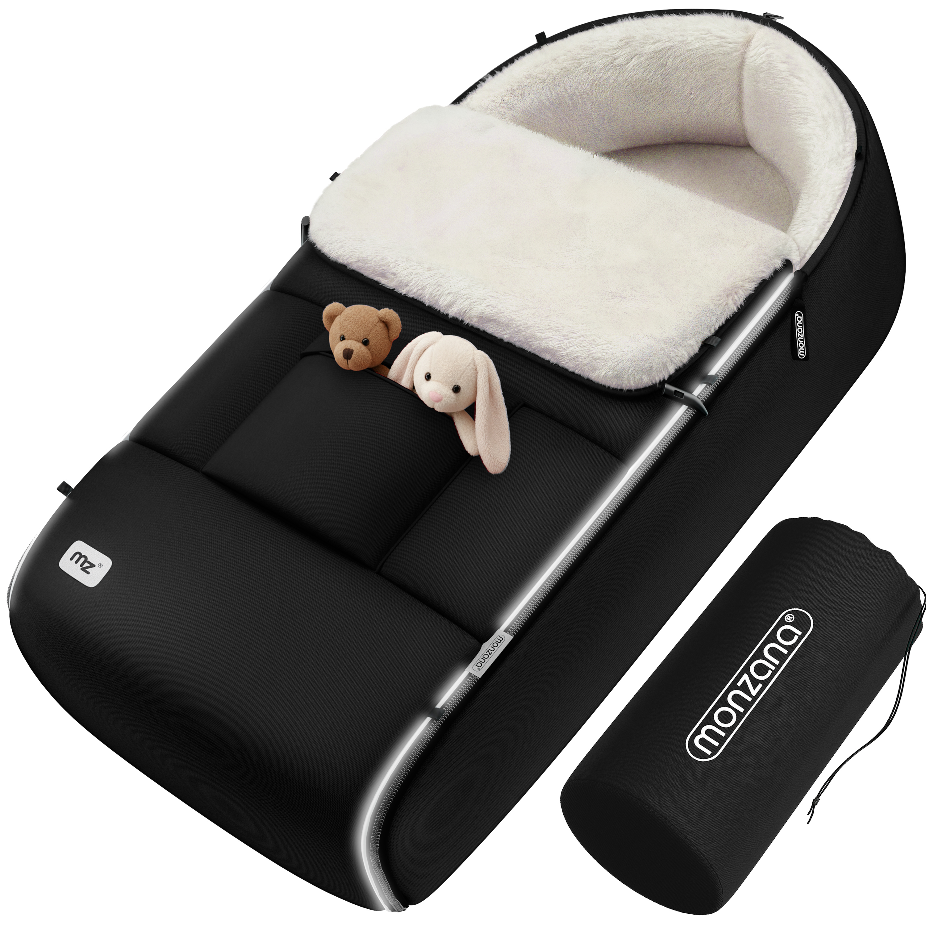 Voetenzak\u0020voor\u0020kinderwagen\u0020Zwart\u0020gevoerd Voetenzak\u0020voor\u0020kinderwagen\u0020Zwart\u0020gevoerd