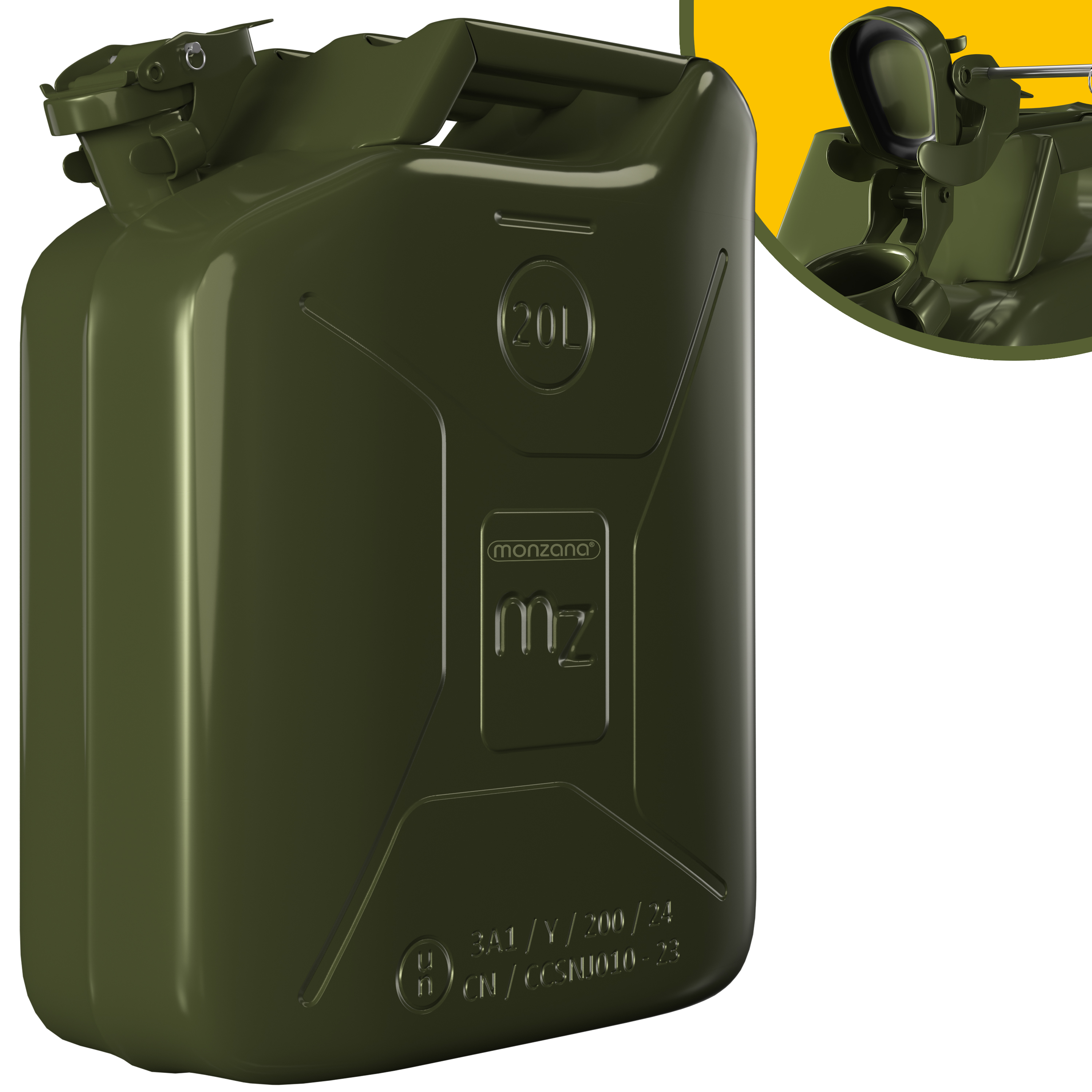 Jerrycan\u0020Groen\u0020Staal\u002020\u0020Liter Jerrycan\u0020Groen\u0020Staal\u002020\u0020Liter