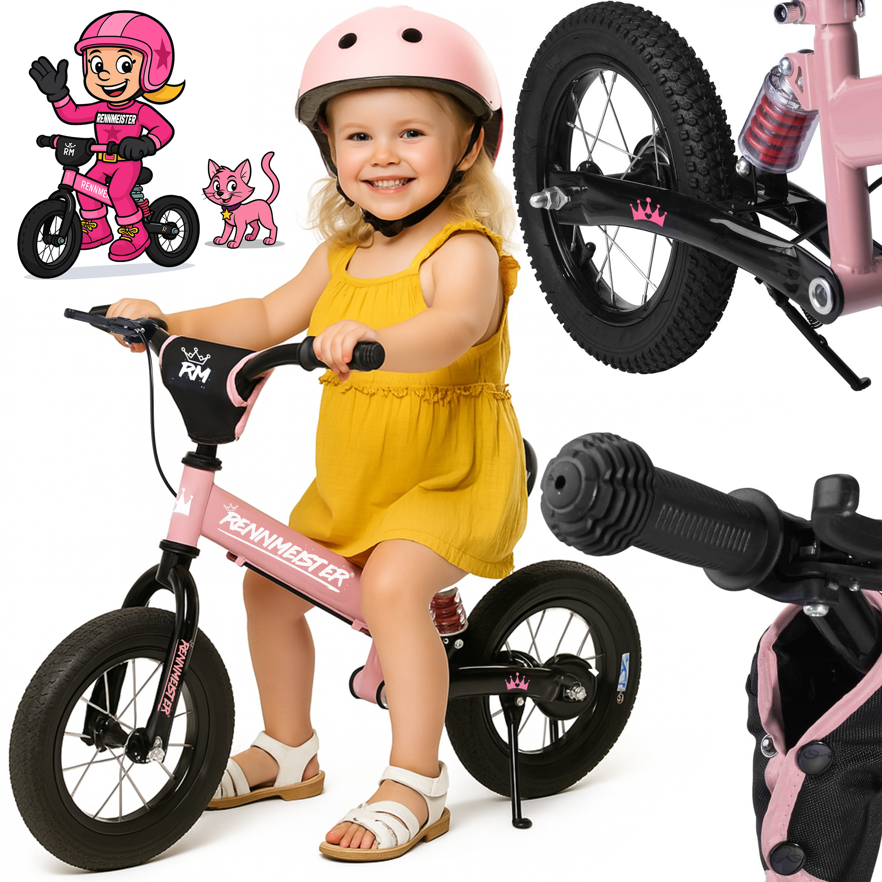 Loopfiets\u0020Kind\u0020Roze Loopfiets\u0020Kind\u0020Roze