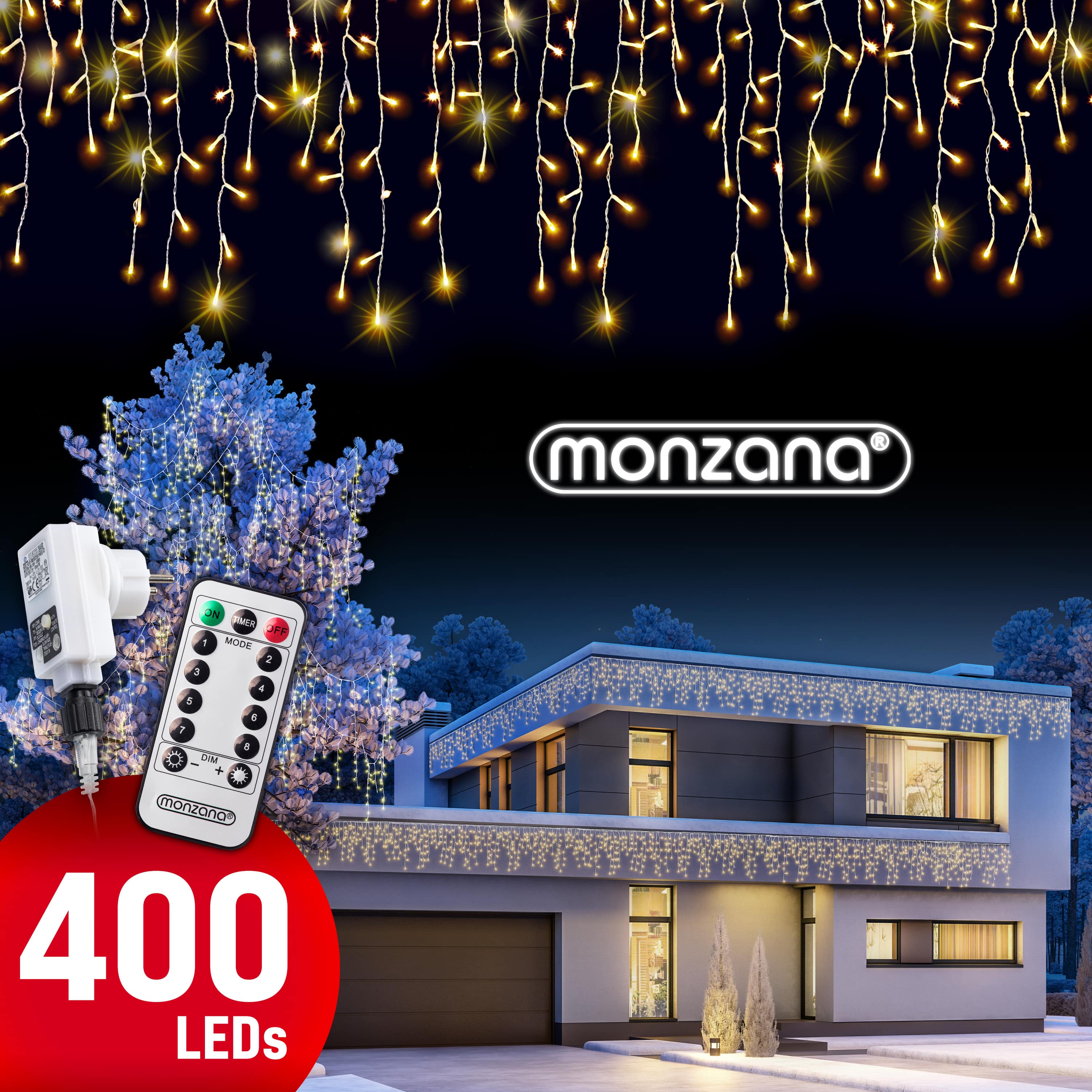 Lichtgordijn\u0020400\u0020LED\u0020Kerstdeco\u0020Warmwit\u002015\u0020Meter