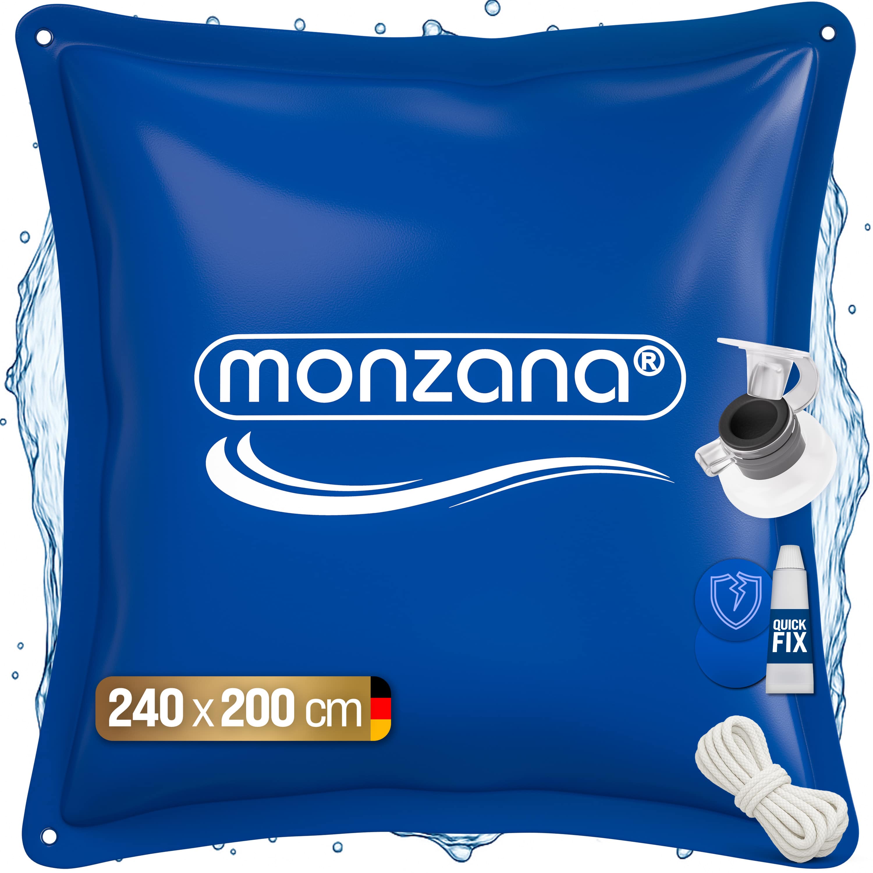 Zwembadkussen\u0020XL\u0020Blauw\u0020240x200cm\u0020\u002D20\u00B0C