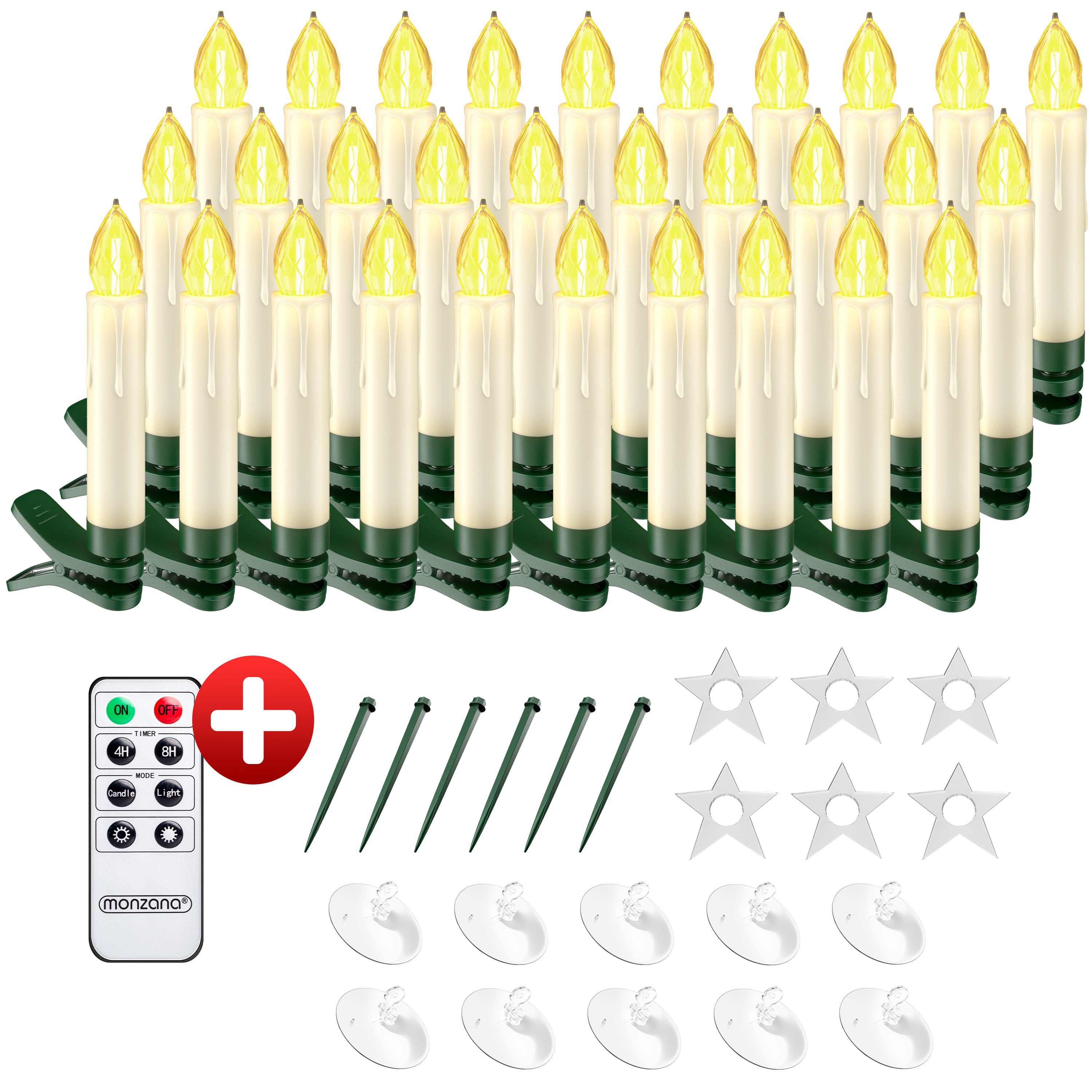 Kerstboomverlichting\u002030x\u0020LED\u0020Kaars\u0020Warmwit\u0020Afstandsbediening Kerstboomverlichting\u002030x\u0020LED\u0020Kaars\u0020Warmwit\u0020Afstandsbediening