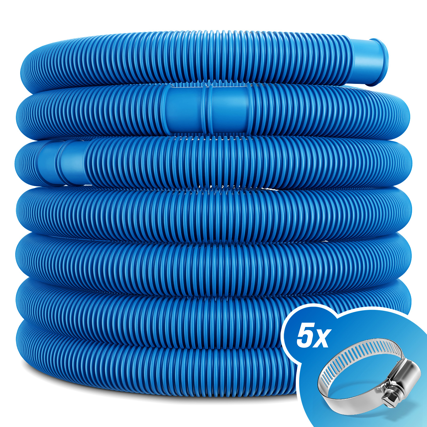 Zwembadslang\u0020Blauw\u0020\u00D832mm\u00206m Zwembadslang\u0020Blauw\u0020\u00D832mm\u00206m