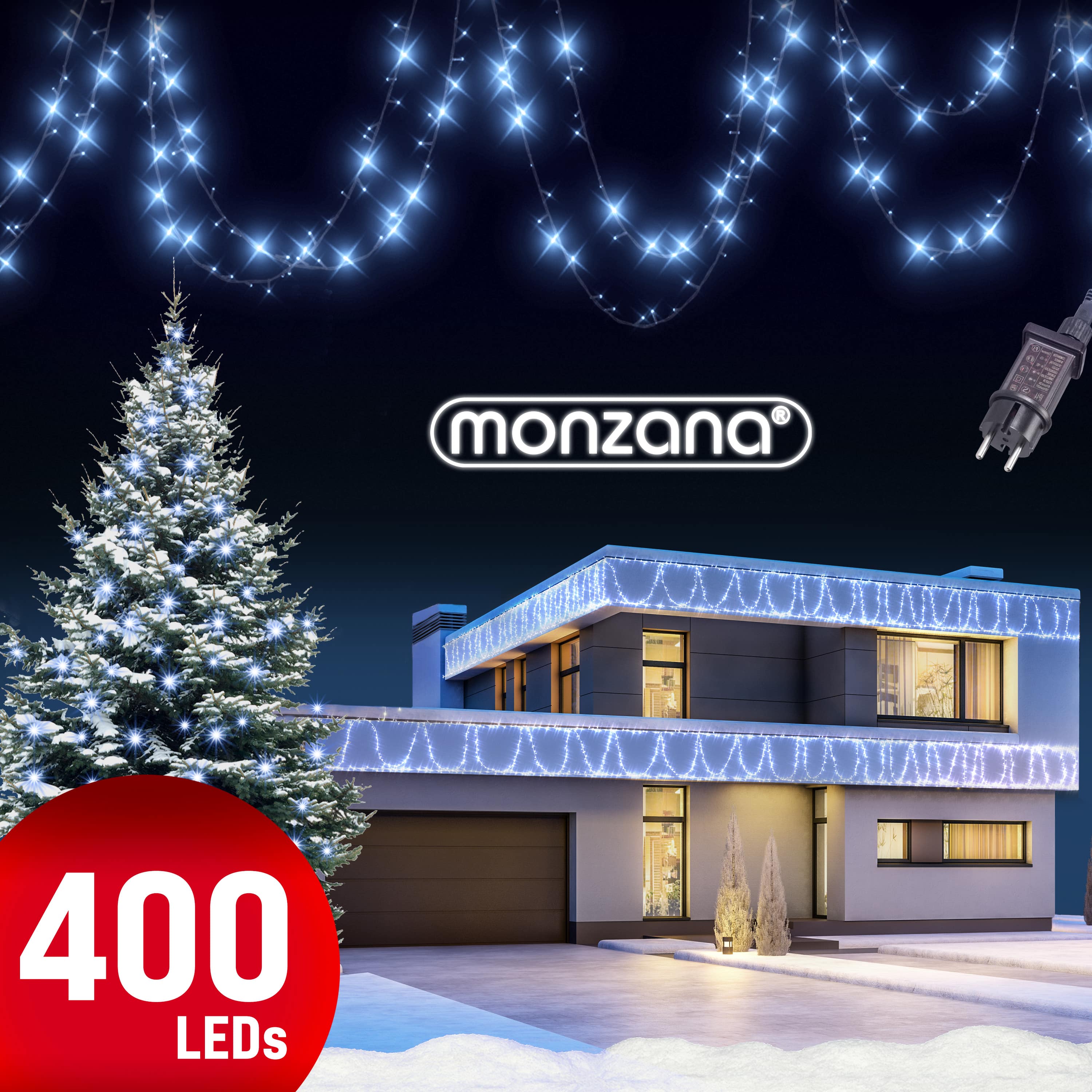Kerstverlichting\u0020Koud\u0020Wit\u002040m