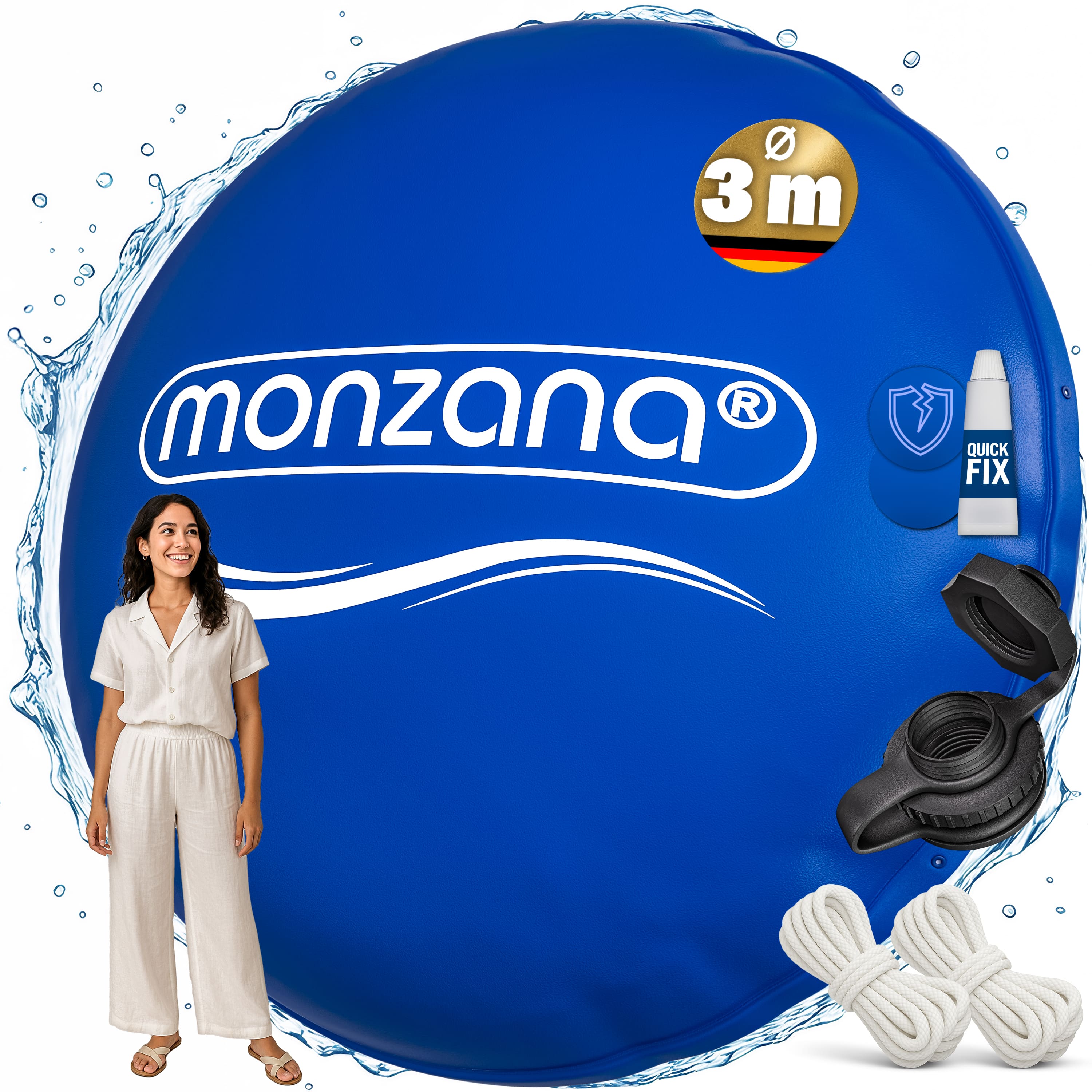 Zwembadkussen\u0020XXL\u0020Blauw\u0020\u00D83m\u0020\u002D20\u00B0C