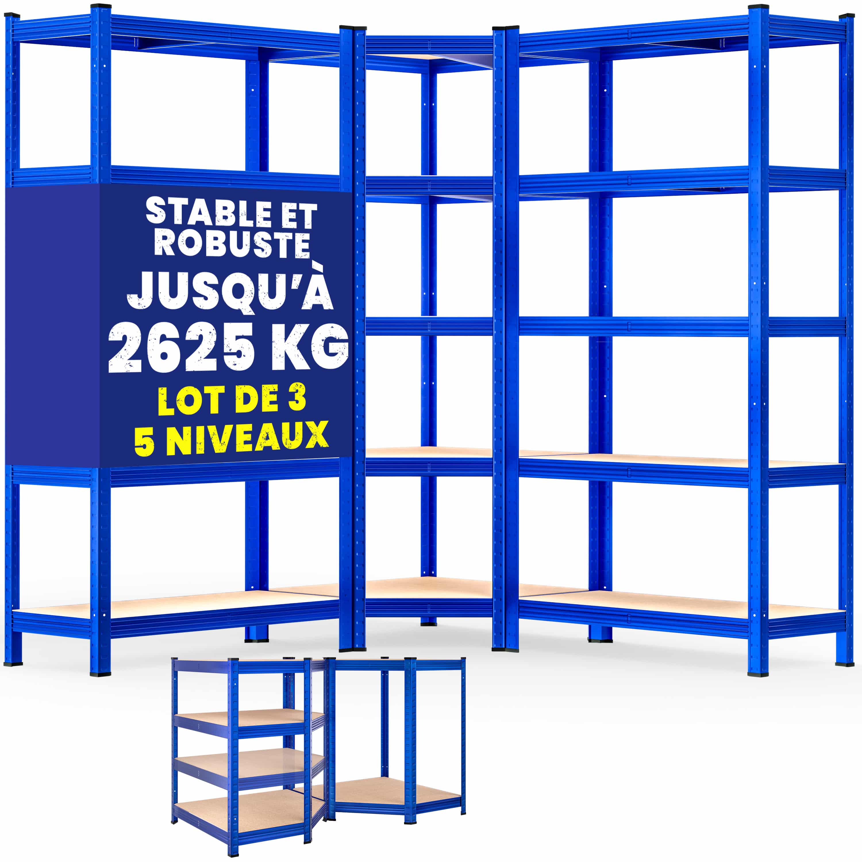 Stellingkast\u0020en\u0020hoekrekken\u0020set\u0020van\u00203\u0020Blauw\u0020875kg\u0020per\u0020stuk Stellingkast\u0020en\u0020hoekrekken\u0020set\u0020van\u00203\u0020Blauw\u0020875kg\u0020per\u0020stuk