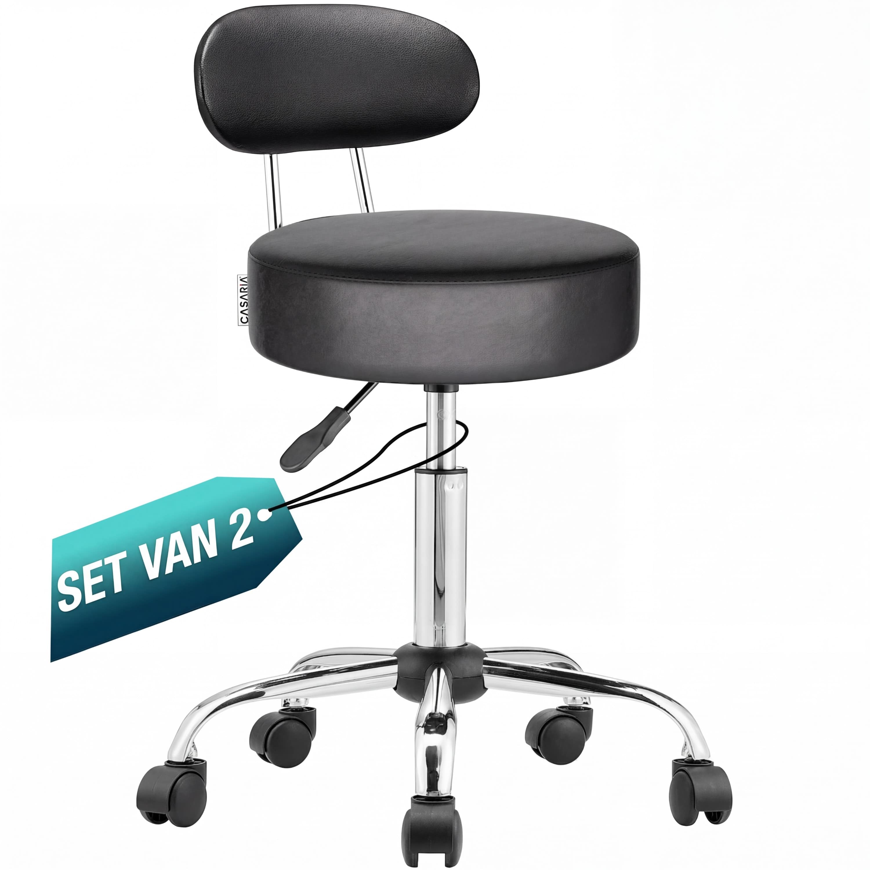 Rolkruk\u0020Zwart\u0020Set\u0020van\u00202\u0020360\u00B0\u0020draaibaar\u0020met\u0020rugleuning Rolkruk\u0020Zwart\u0020Set\u0020van\u00202\u0020360\u00B0\u0020draaibaar\u0020met\u0020rugleuning