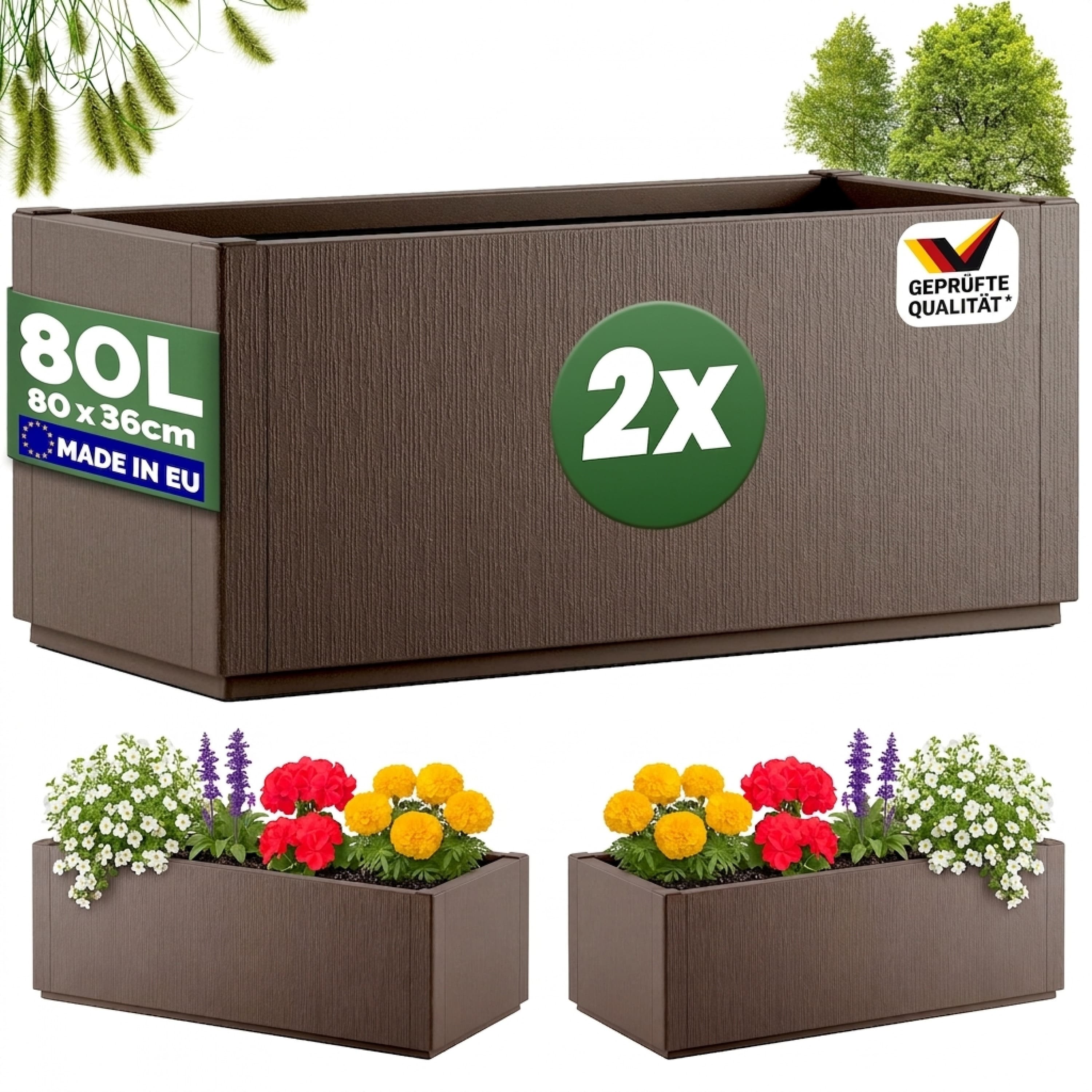 Bloempot\u0020Ethica\u0020Set\u0020van\u00202\u0020Bruin\u0020plastic\u002080x36x36cm Bloempot\u0020Ethica\u0020Set\u0020van\u00202\u0020Bruin\u0020plastic\u002080x36x36cm