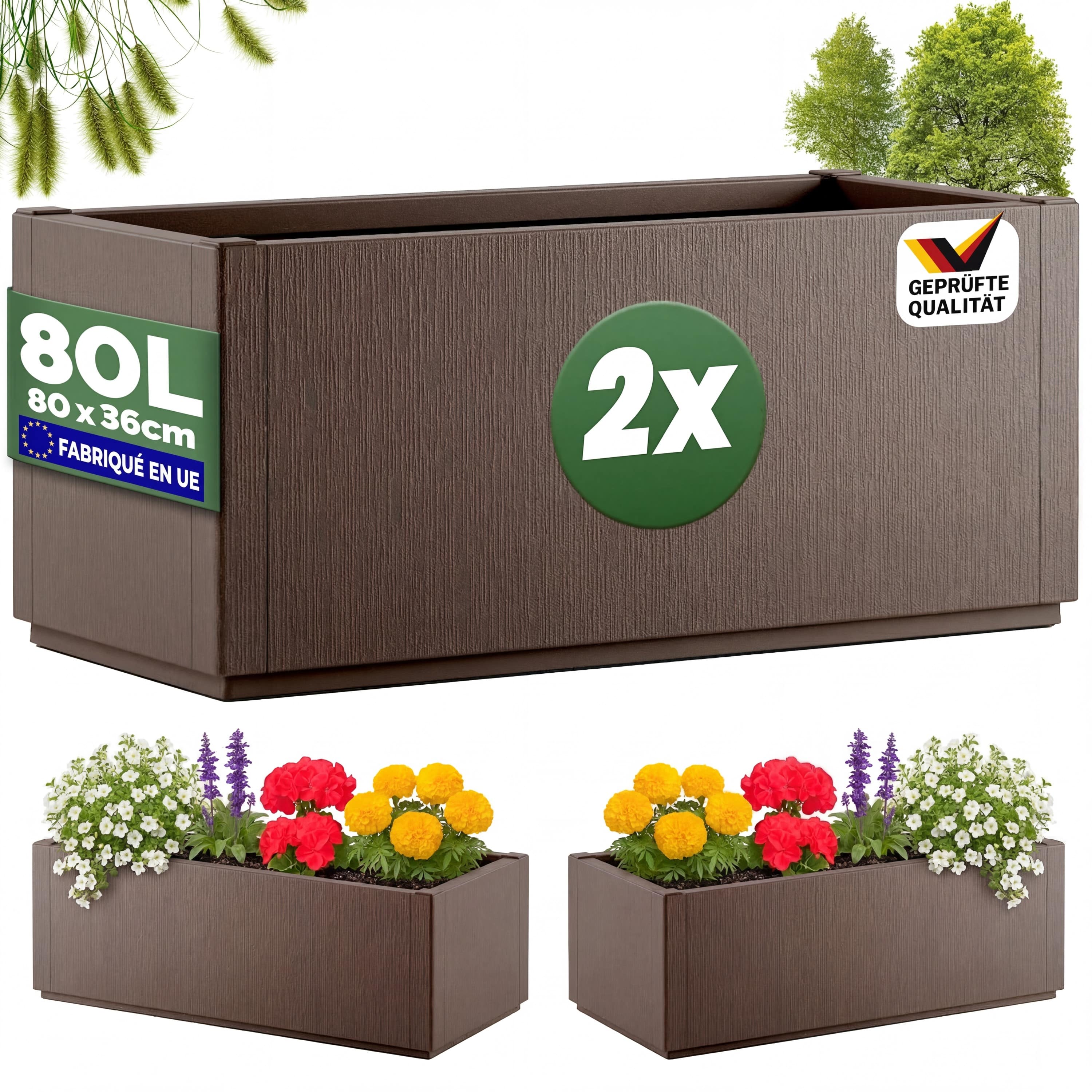 Bloempot\u0020Ethica\u0020Set\u0020van\u00202\u0020Bruin\u0020plastic\u002080x36x36cm Bloempot\u0020Ethica\u0020Set\u0020van\u00202\u0020Bruin\u0020plastic\u002080x36x36cm