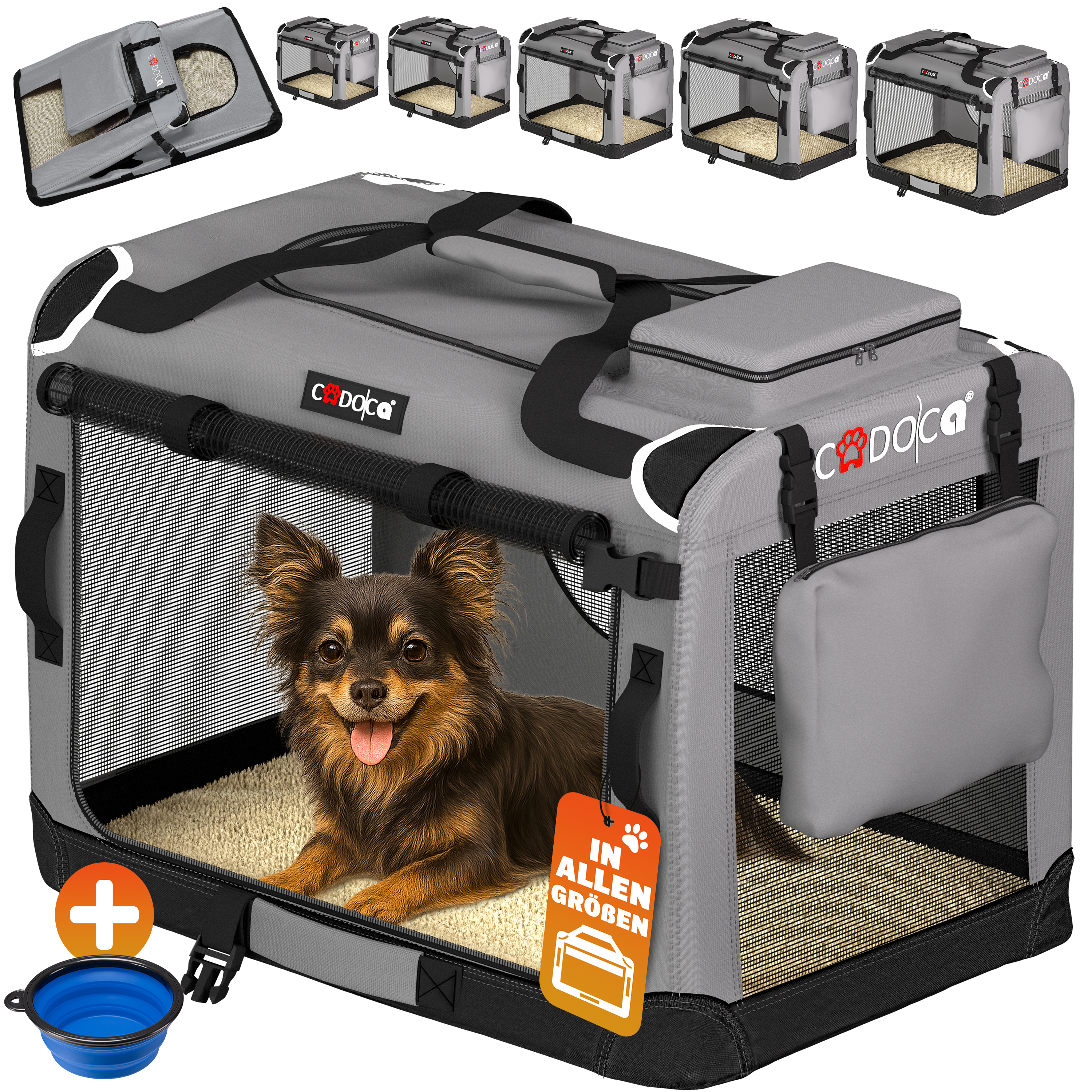 Transportbox\u0020hond\u0020Grijs\u0020S\u002050x34x36cm Transportbox\u0020hond\u0020Grijs\u0020S\u002050x34x36cm