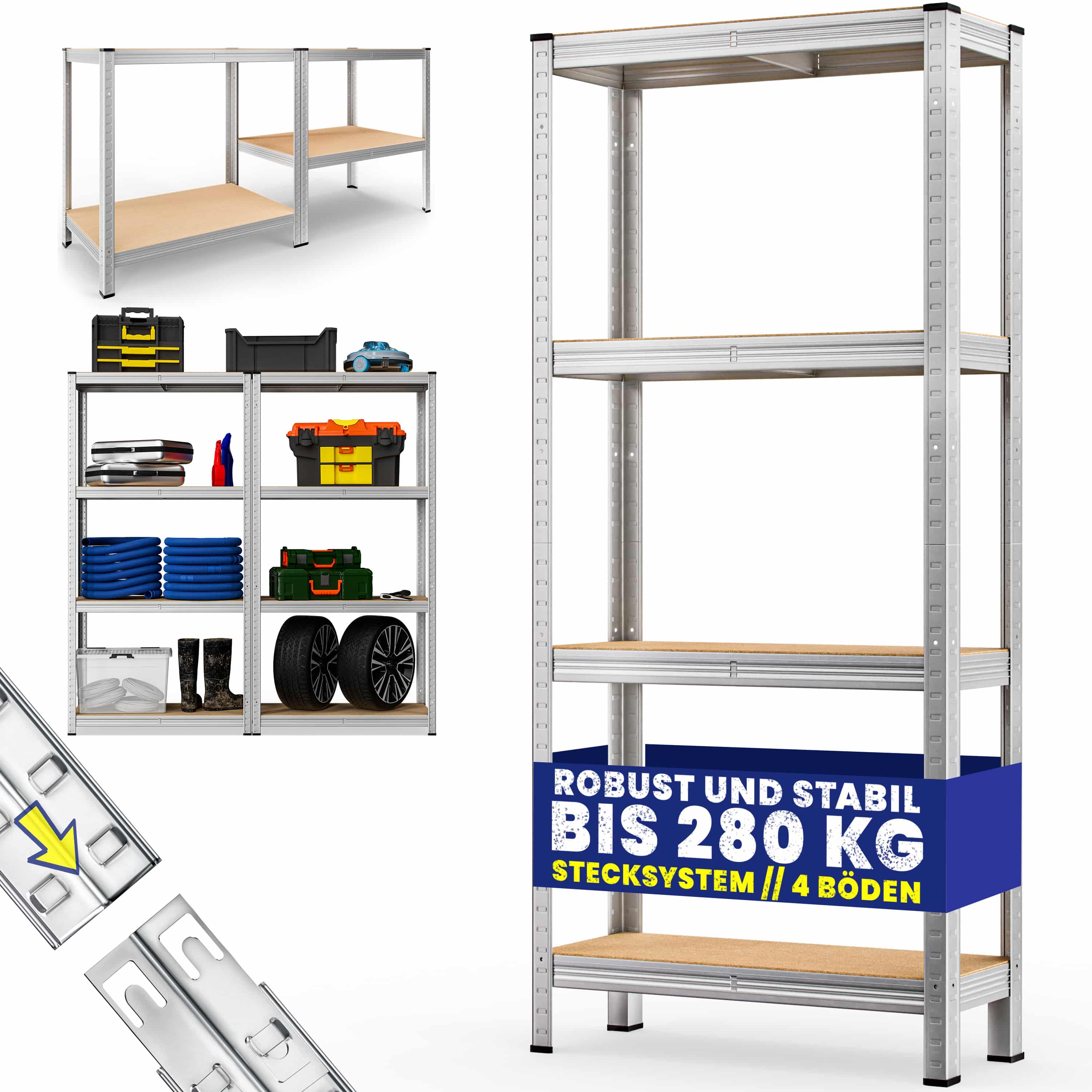 Stellingkast\u0020170x75x30cm\u0020max\u0020280kg Stellingkast\u0020170x75x30cm\u0020max\u0020280kg