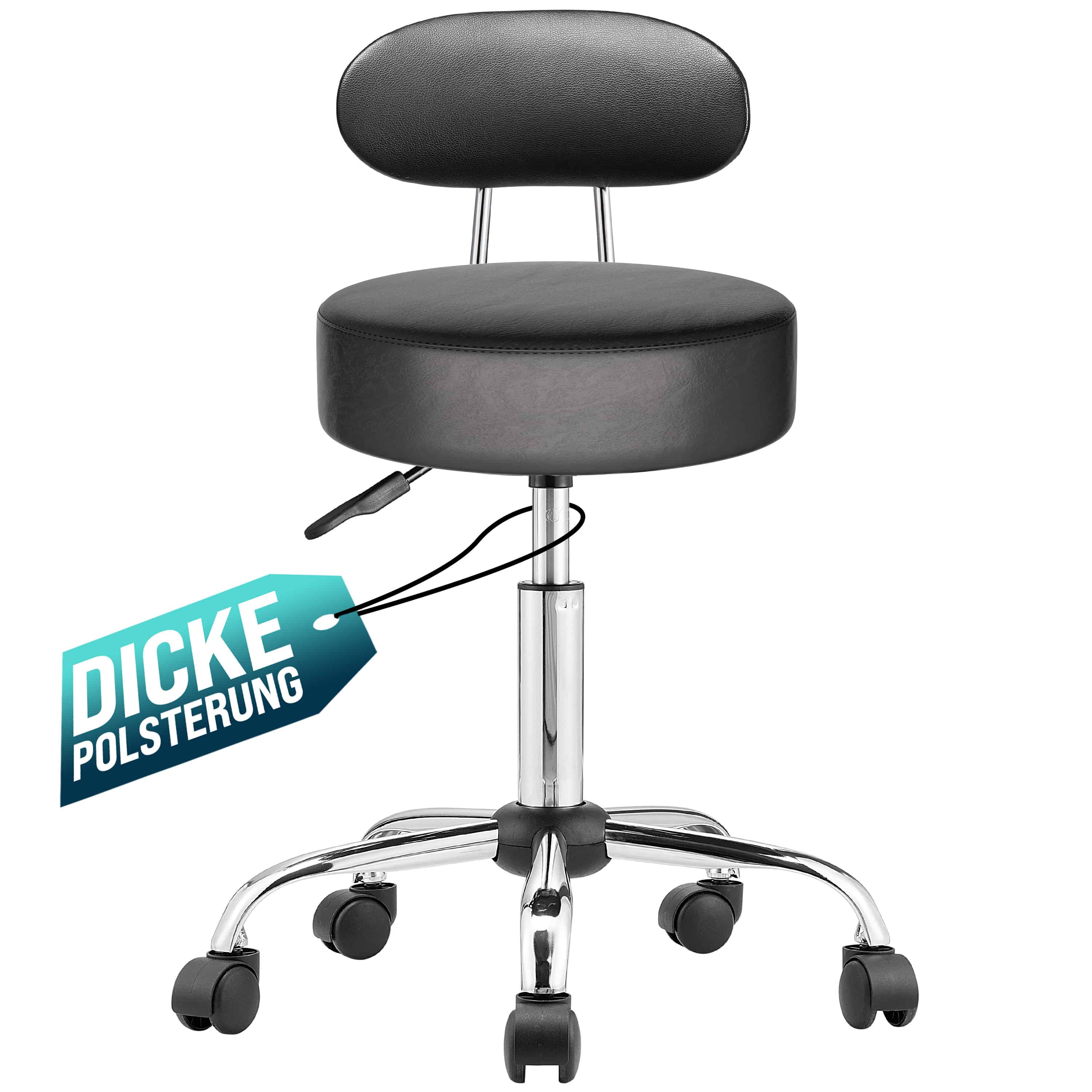 Rolkruk\u0020Zwart\u0020360\u00B0\u0020draaibaar\u0020met\u0020rugleuning Rolkruk\u0020Zwart\u0020360\u00B0\u0020draaibaar\u0020met\u0020rugleuning