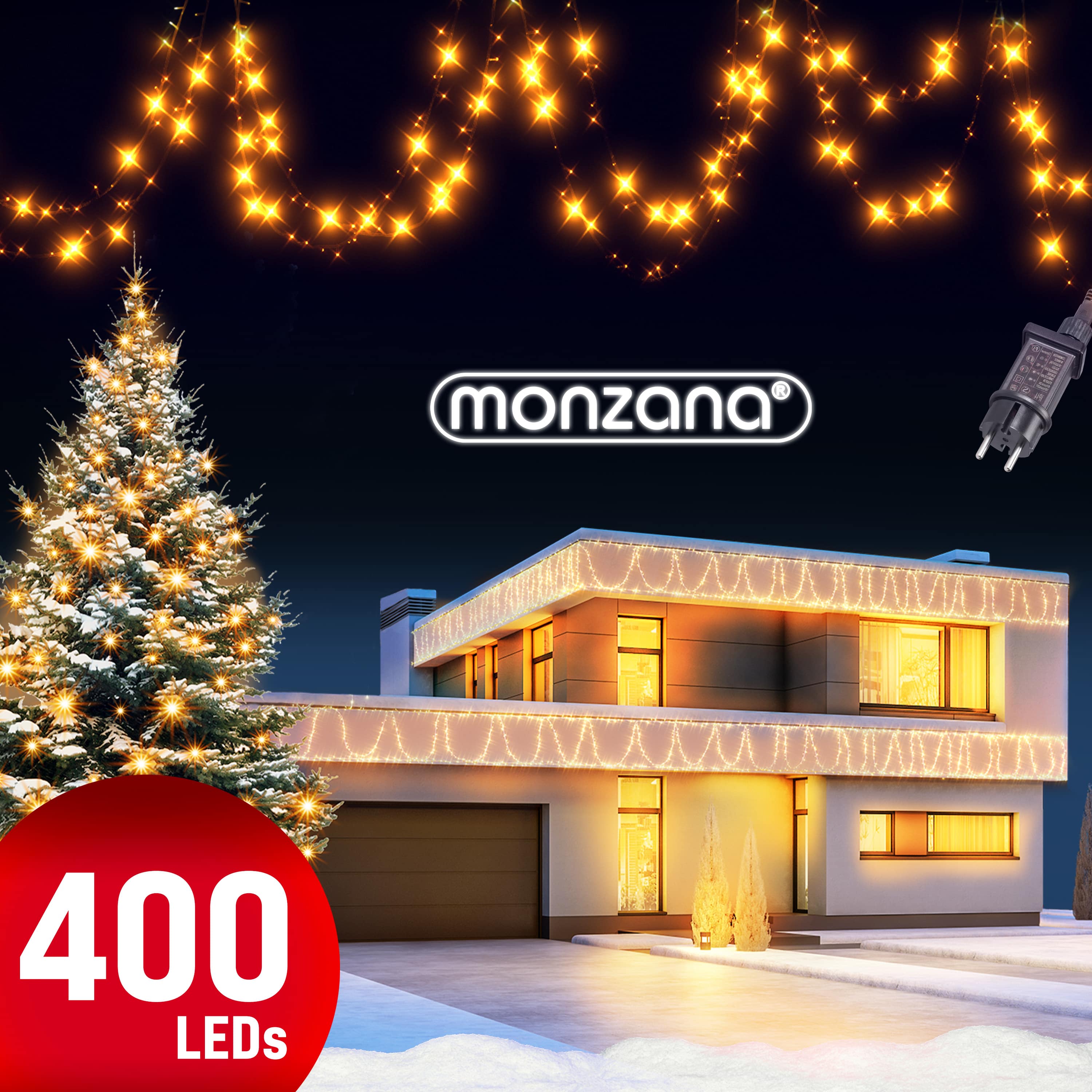 Kerstverlichting\u0020Warmwit\u002040m