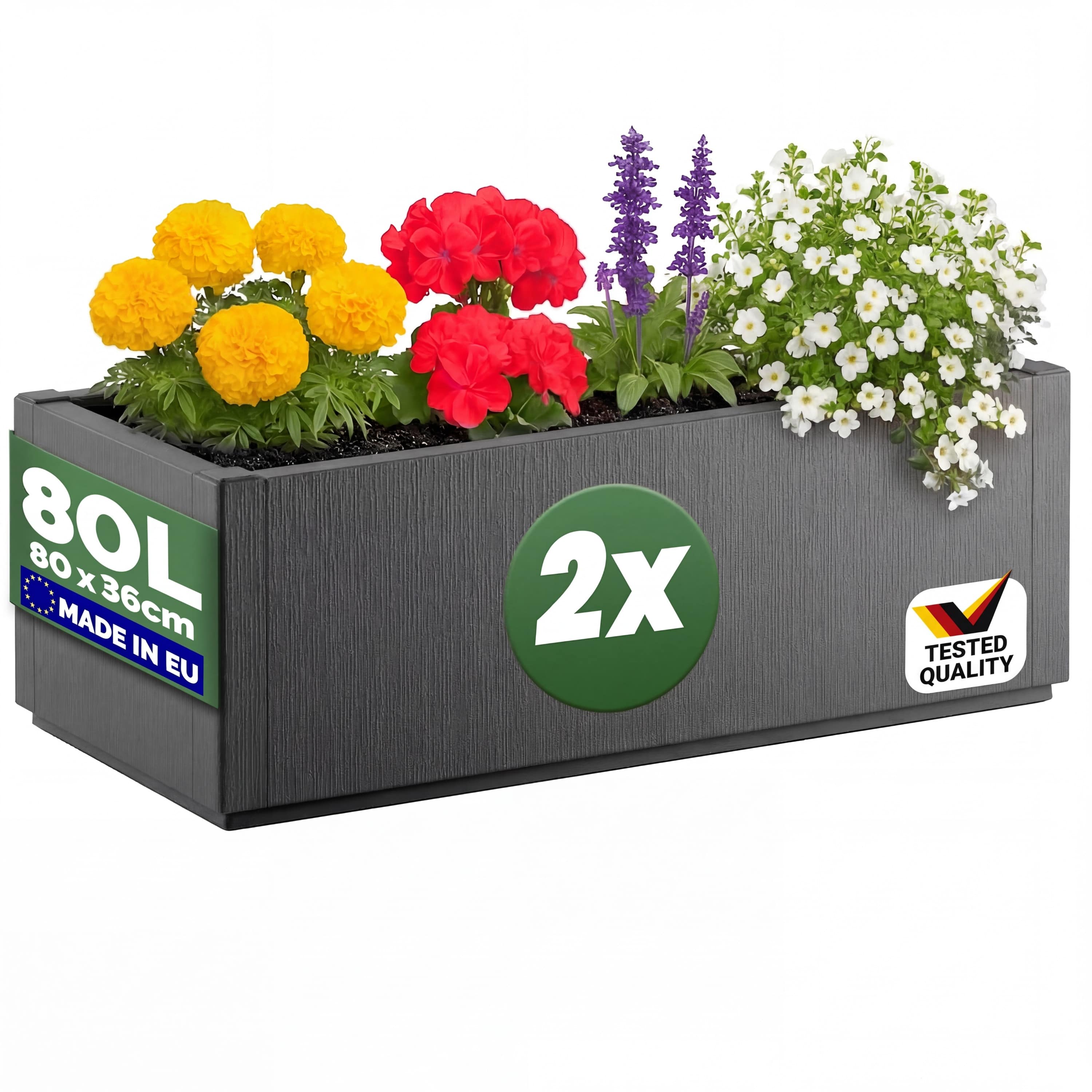 Bloempot\u0020Ethica\u0020Set\u0020van\u00202\u0020Antraciet\u0020plastic\u002080x36x36cm Bloempot\u0020Ethica\u0020Set\u0020van\u00202\u0020Antraciet\u0020plastic\u002080x36x36cm